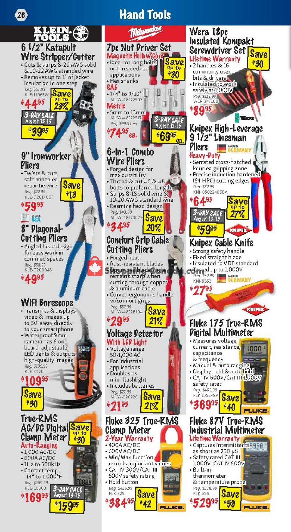 KMS Tools & Equipment flyer from Saturday August 1, 2020 to Monday August 31, 2020 - page 26