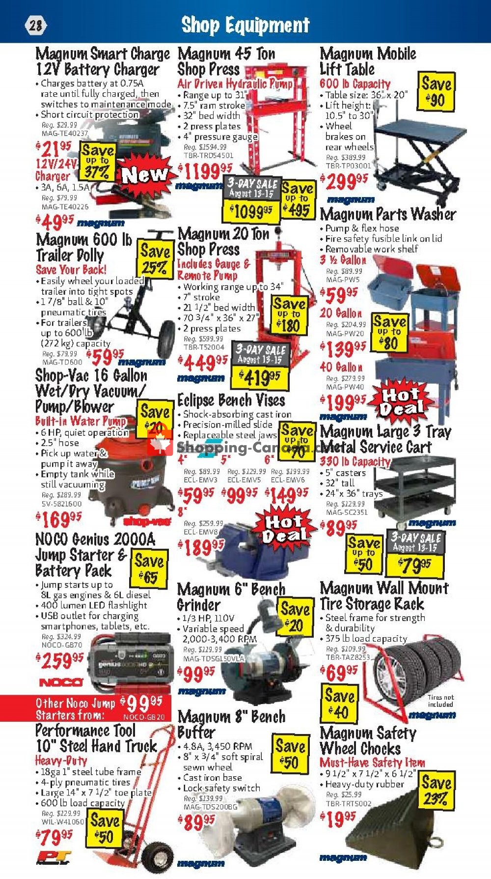 KMS Tools & Equipment flyer from Saturday August 1, 2020 to Monday August 31, 2020 - page 28