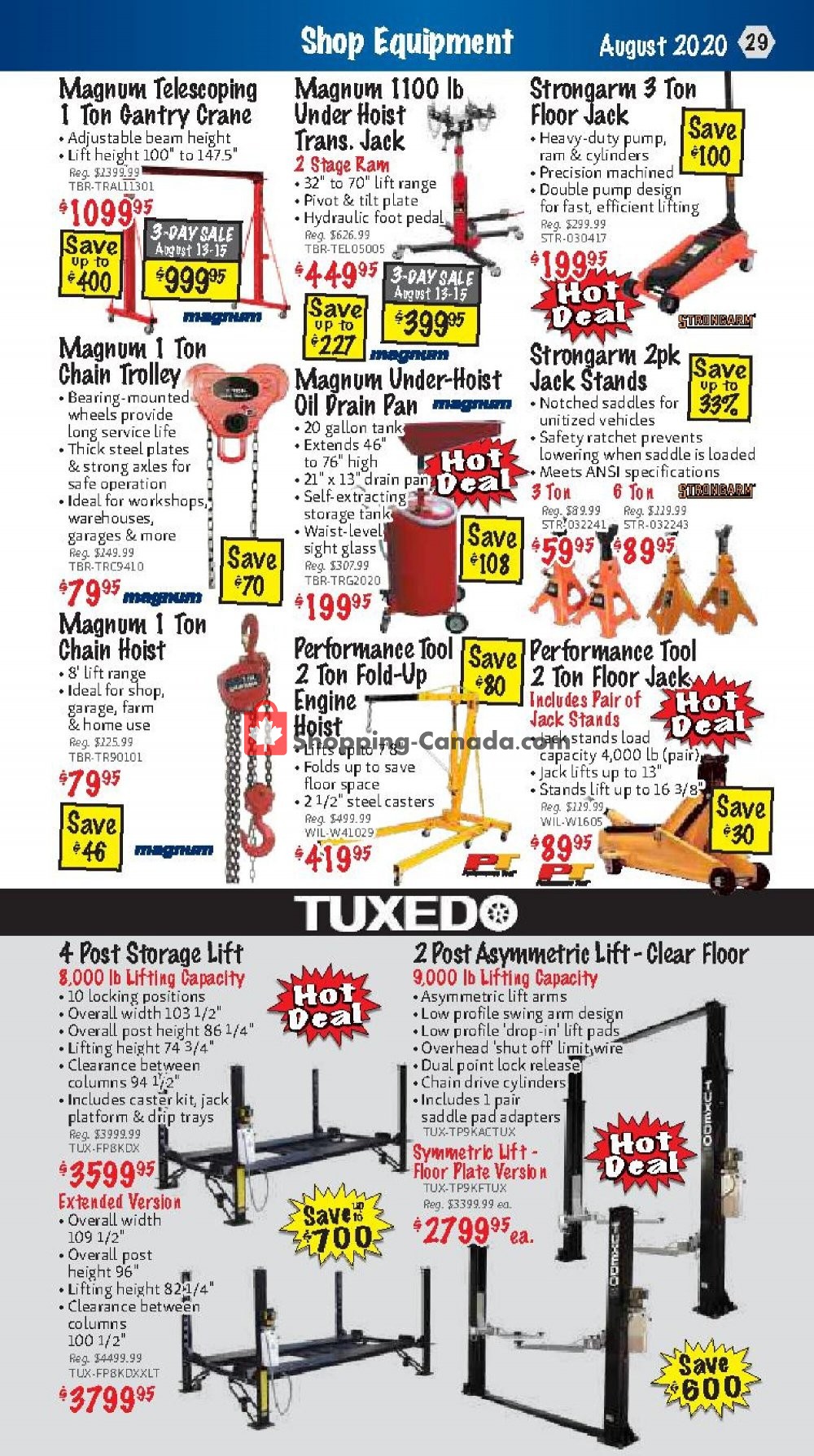 KMS Tools & Equipment flyer from Saturday August 1, 2020 to Monday August 31, 2020 - page 29