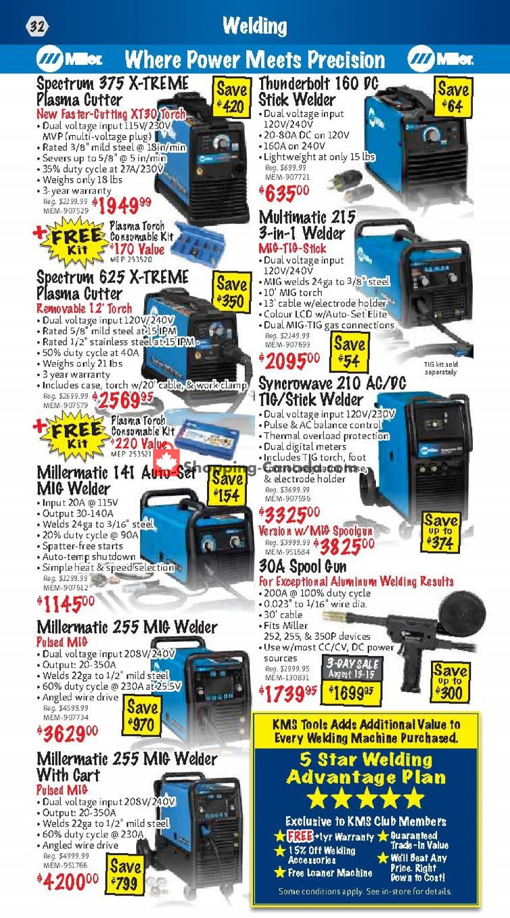 KMS Tools & Equipment flyer from Saturday August 1, 2020 to Monday August 31, 2020 - page 32