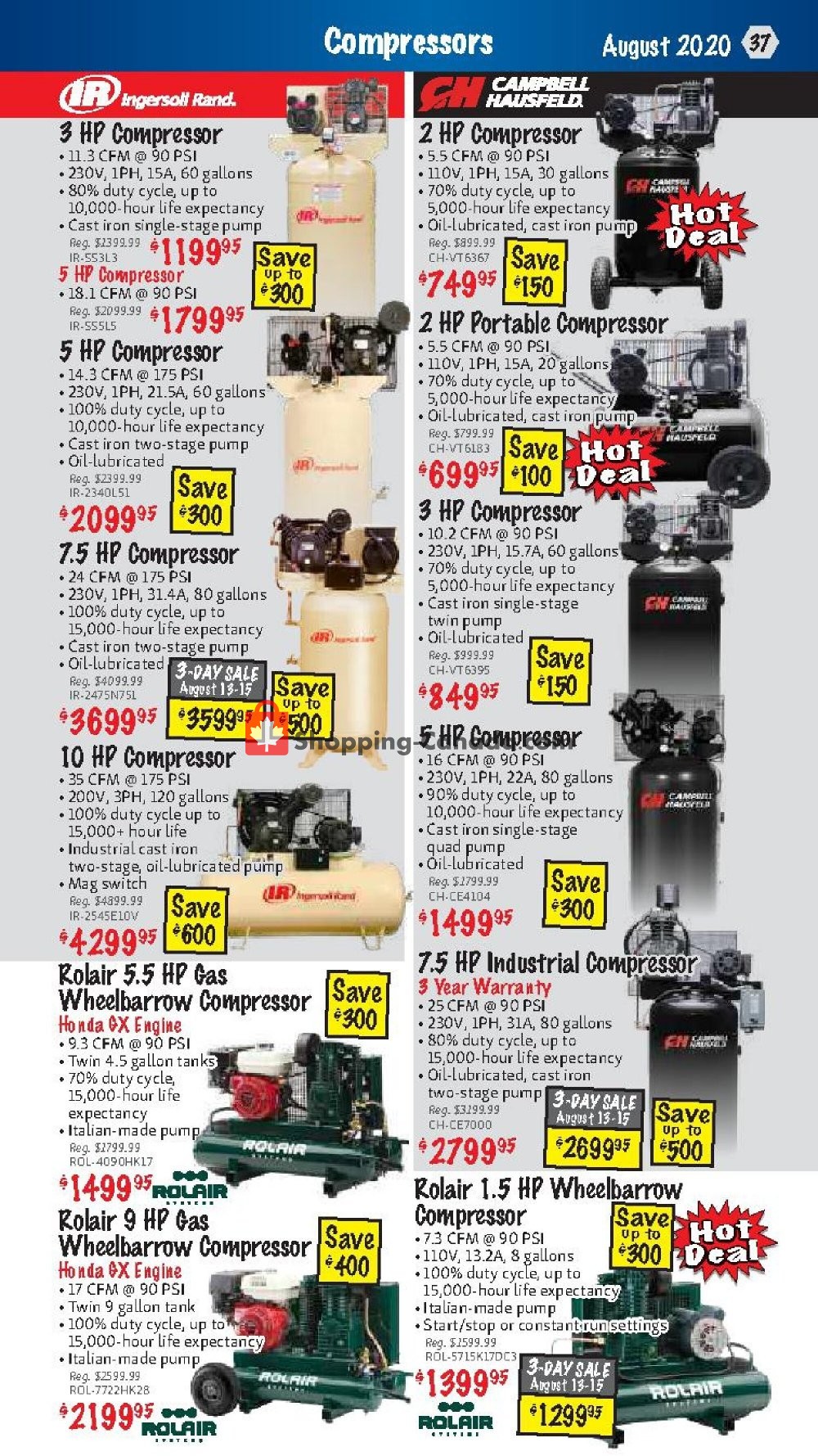 KMS Tools & Equipment flyer from Saturday August 1, 2020 to Monday August 31, 2020 - page 37