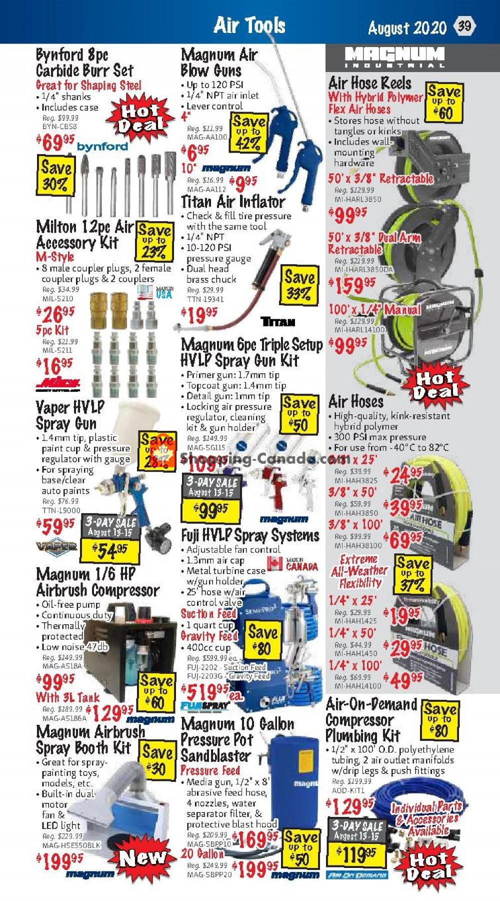 KMS Tools & Equipment flyer from Saturday August 1, 2020 to Monday August 31, 2020 - page 39