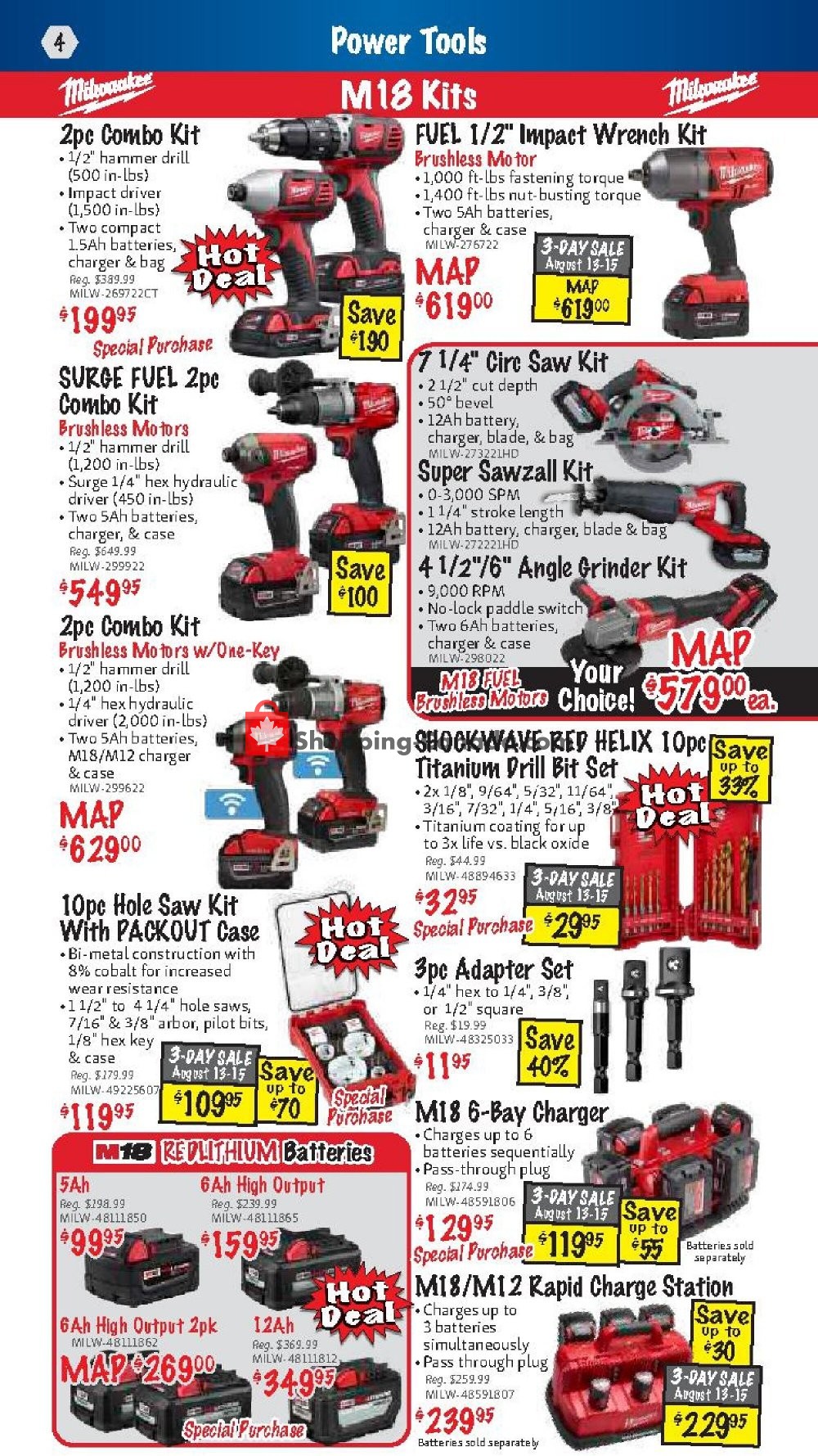 KMS Tools & Equipment flyer from Saturday August 1, 2020 to Monday August 31, 2020 - page 4
