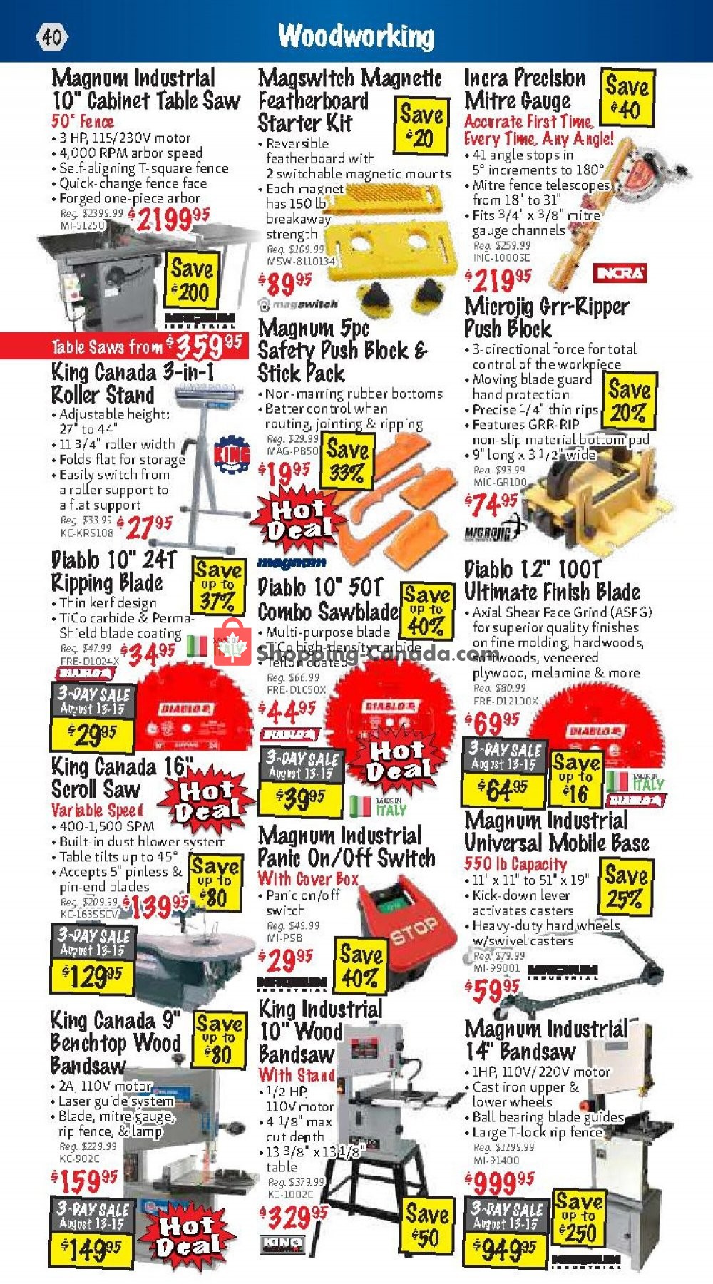 KMS Tools & Equipment flyer from Saturday August 1, 2020 to Monday August 31, 2020 - page 40