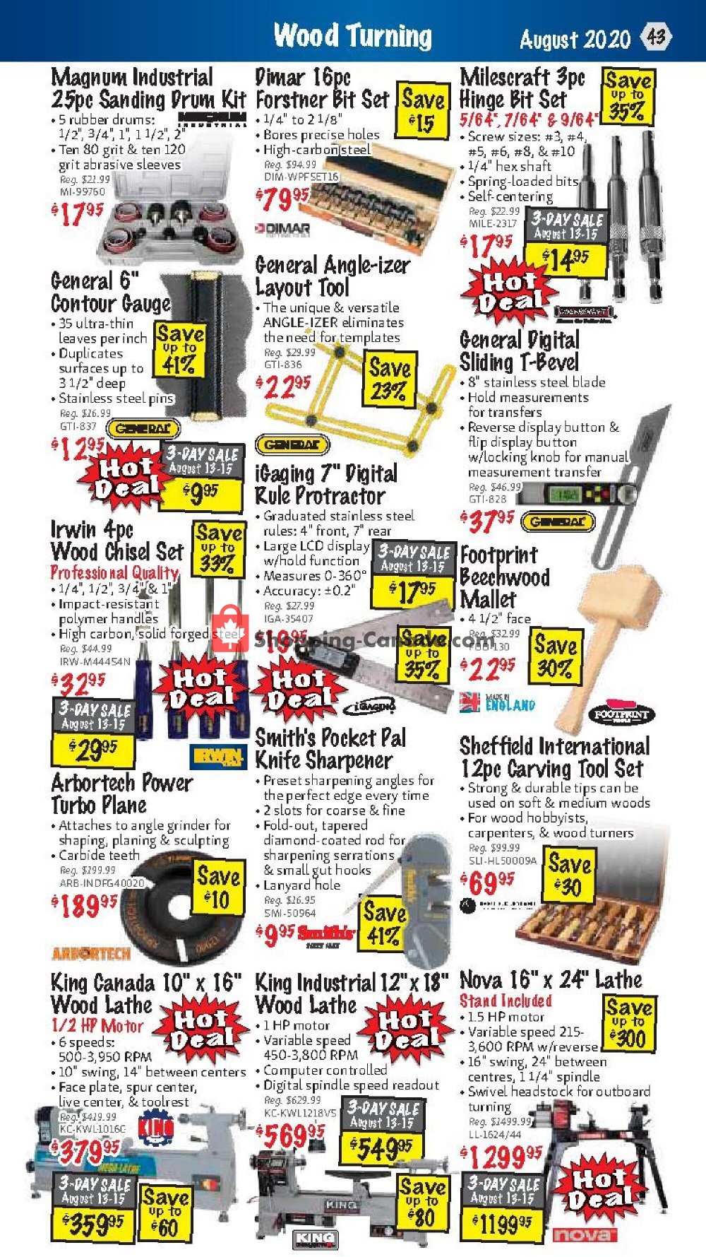 KMS Tools & Equipment flyer from Saturday August 1, 2020 to Monday August 31, 2020 - page 43