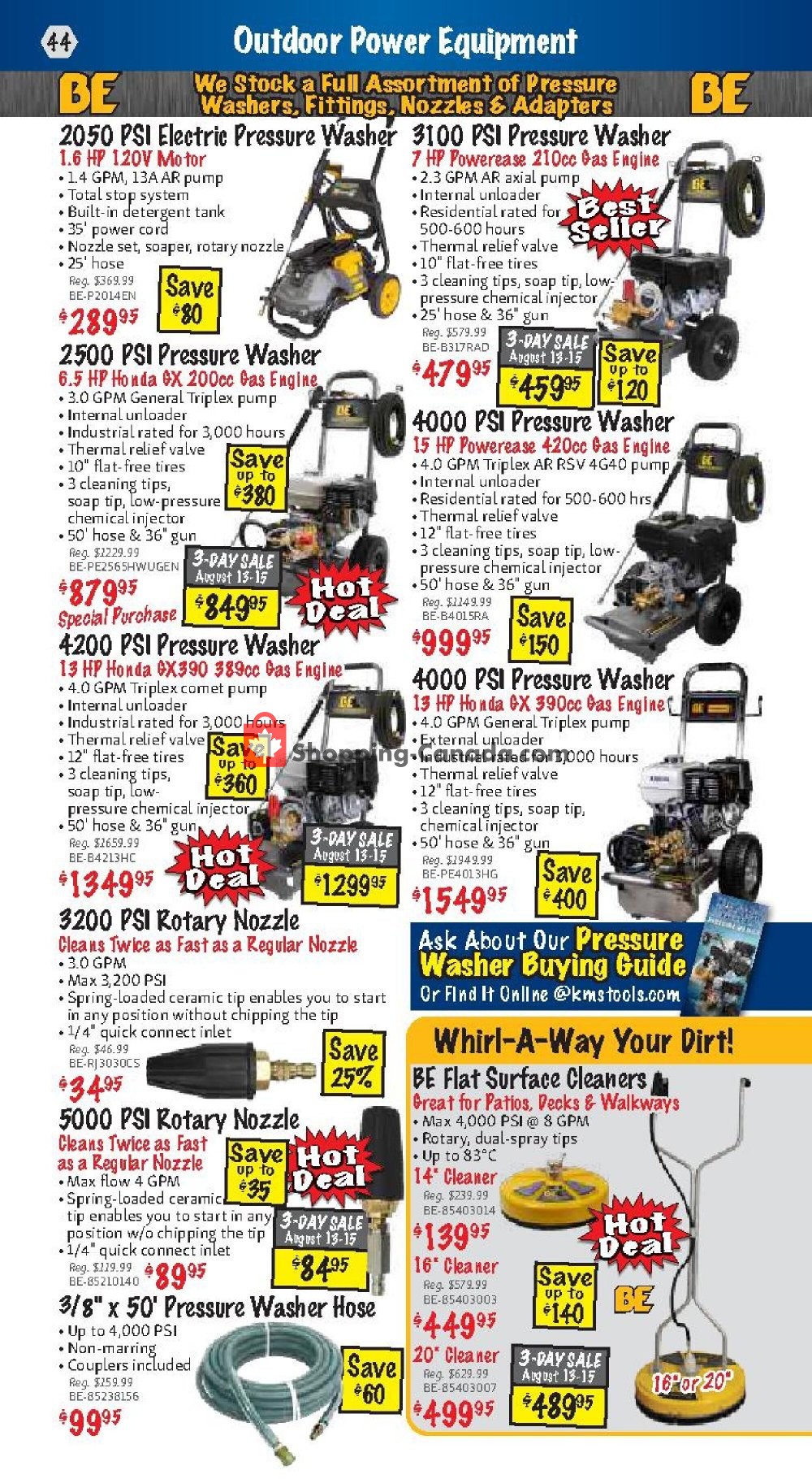 KMS Tools & Equipment flyer from Saturday August 1, 2020 to Monday August 31, 2020 - page 44