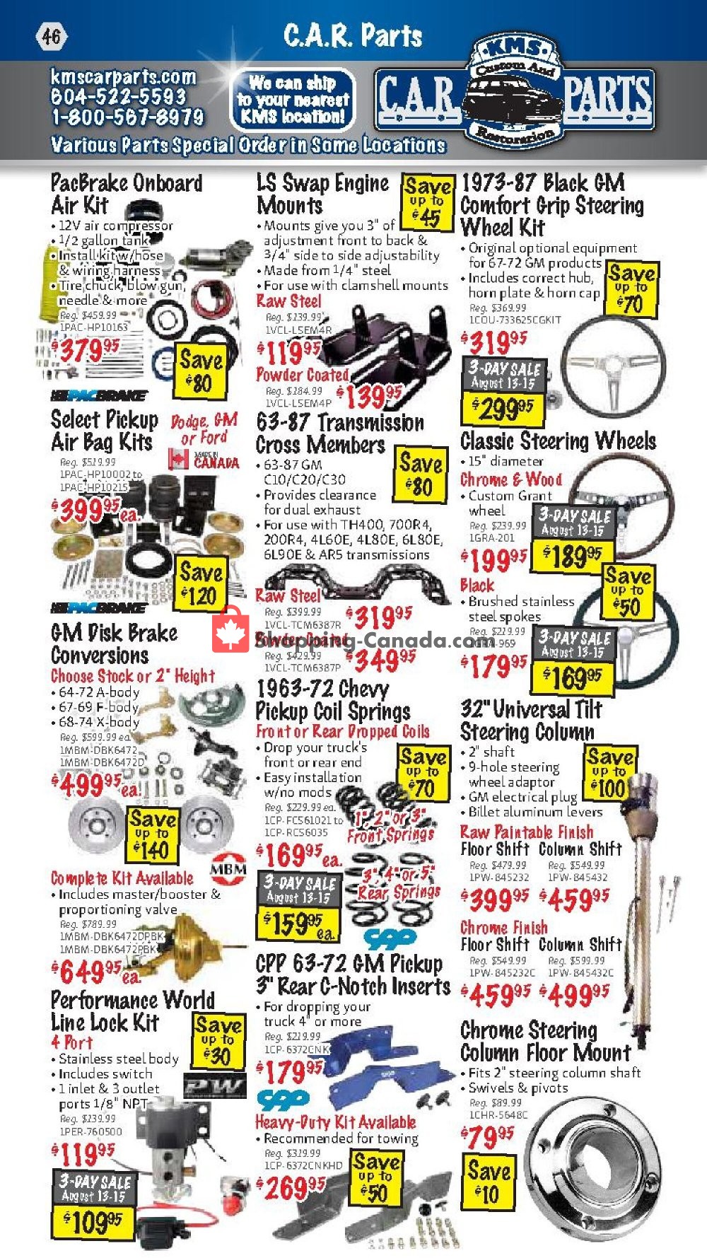 KMS Tools & Equipment flyer from Saturday August 1, 2020 to Monday August 31, 2020 - page 46