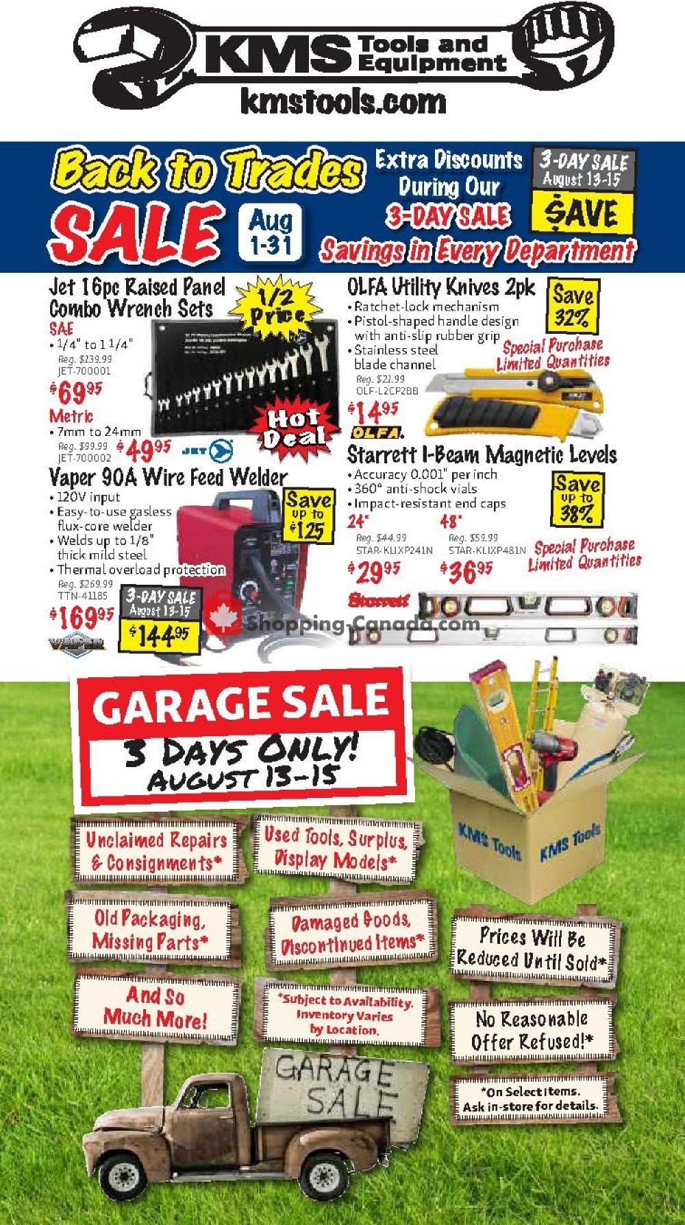 KMS Tools & Equipment flyer from Saturday August 1, 2020 to Monday August 31, 2020 - page 48