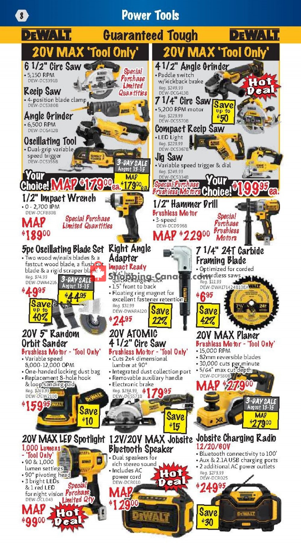 KMS Tools & Equipment flyer from Saturday August 1, 2020 to Monday August 31, 2020 - page 8