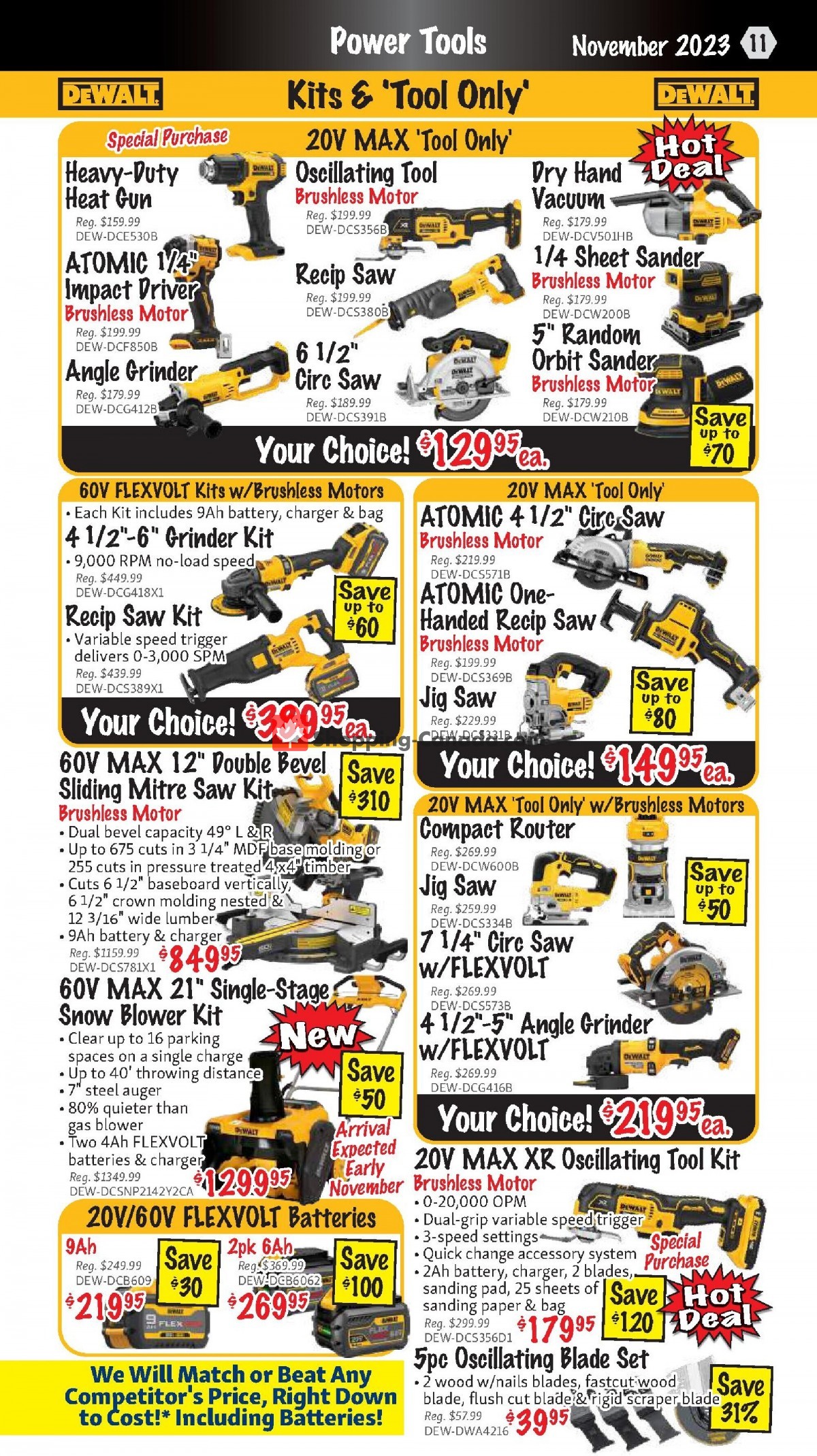 KMS Tools & Equipment flyer from Wednesday November 1, 2023 to Thursday November 30, 2023 - page 11