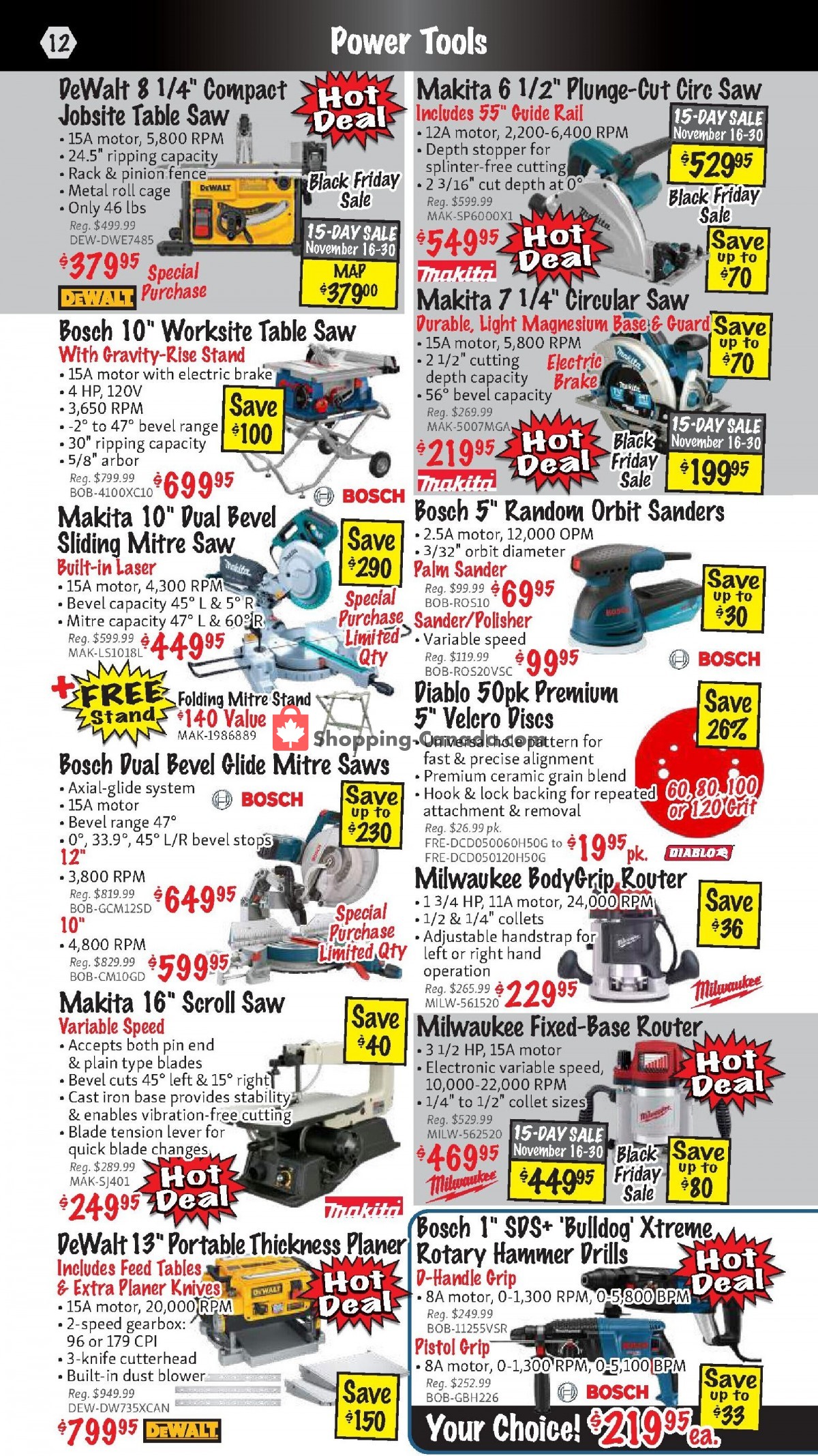 KMS Tools & Equipment flyer from Wednesday November 1, 2023 to Thursday November 30, 2023 - page 12