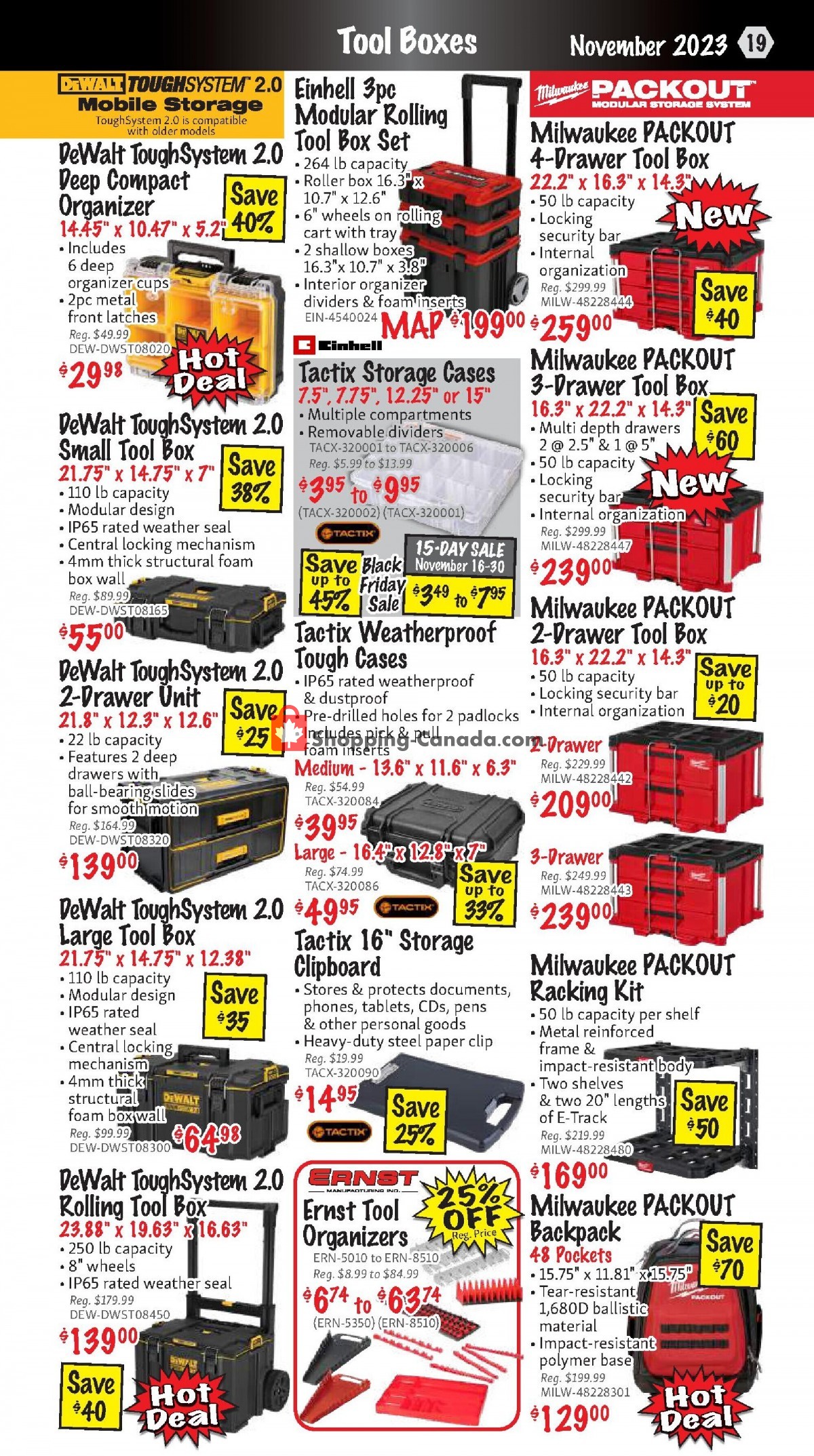 KMS Tools & Equipment flyer from Wednesday November 1, 2023 to Thursday November 30, 2023 - page 19