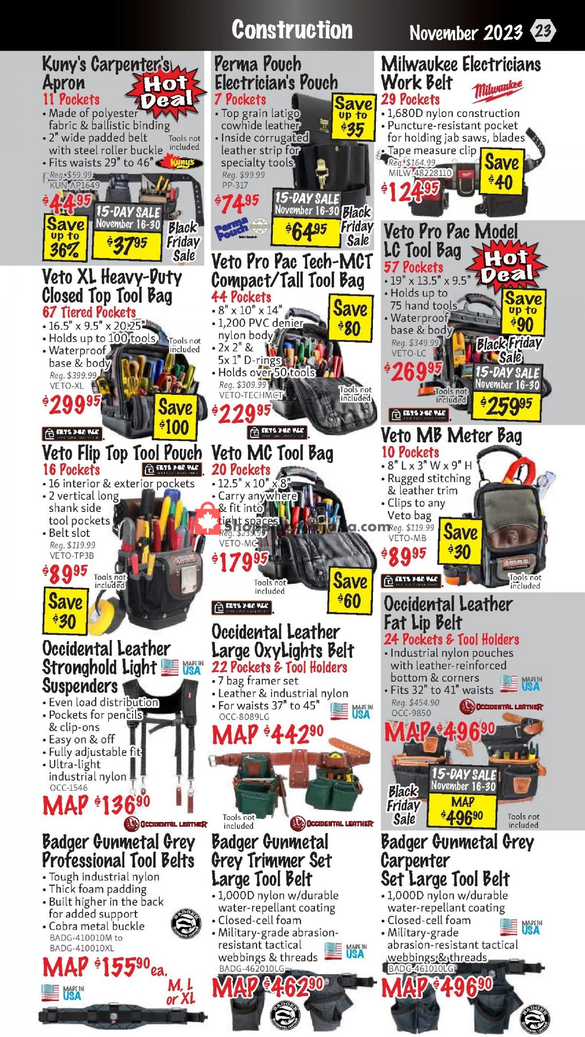 KMS Tools & Equipment flyer from Wednesday November 1, 2023 to Thursday November 30, 2023 - page 23