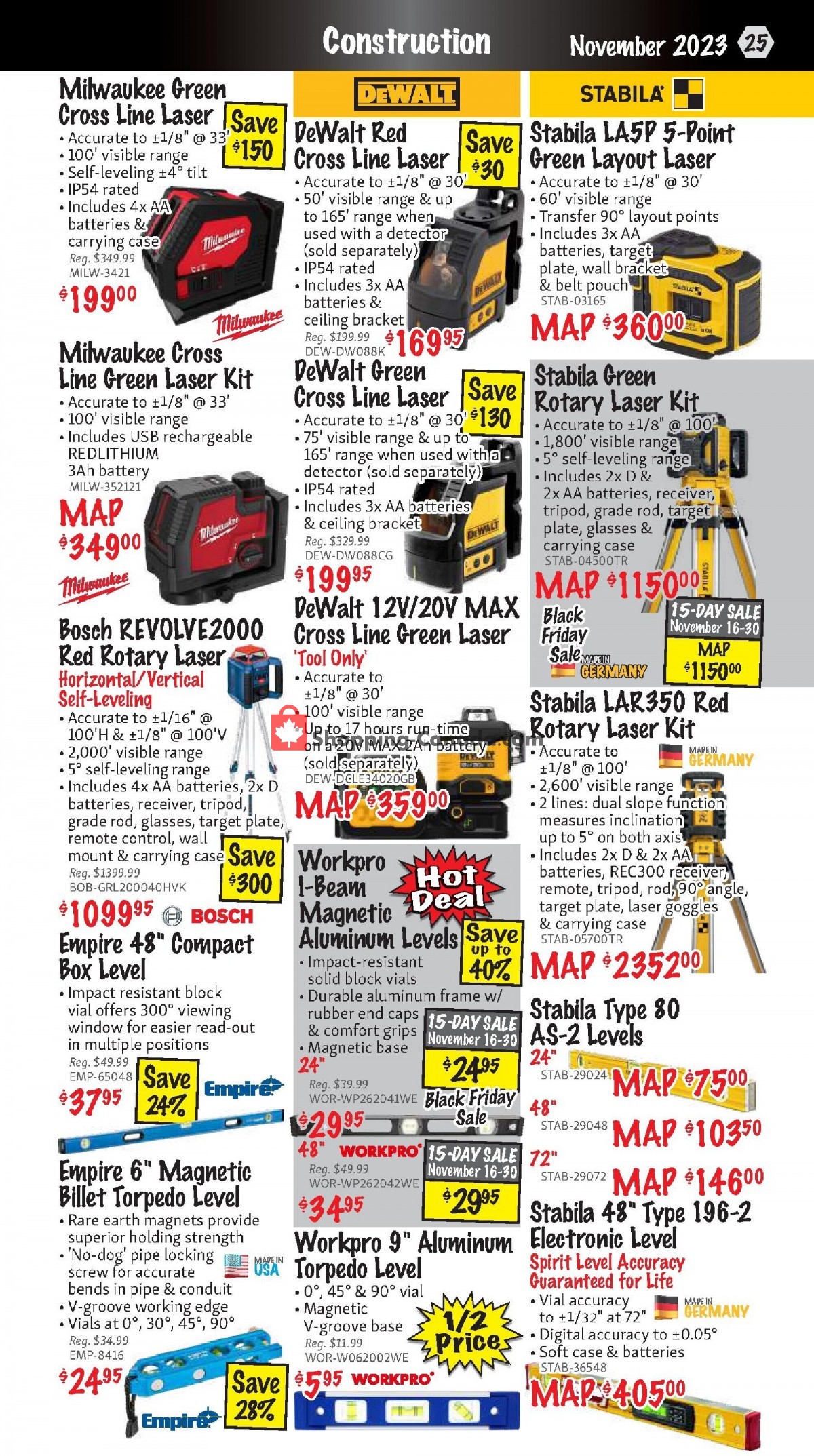 KMS Tools & Equipment flyer from Wednesday November 1, 2023 to Thursday November 30, 2023 - page 25