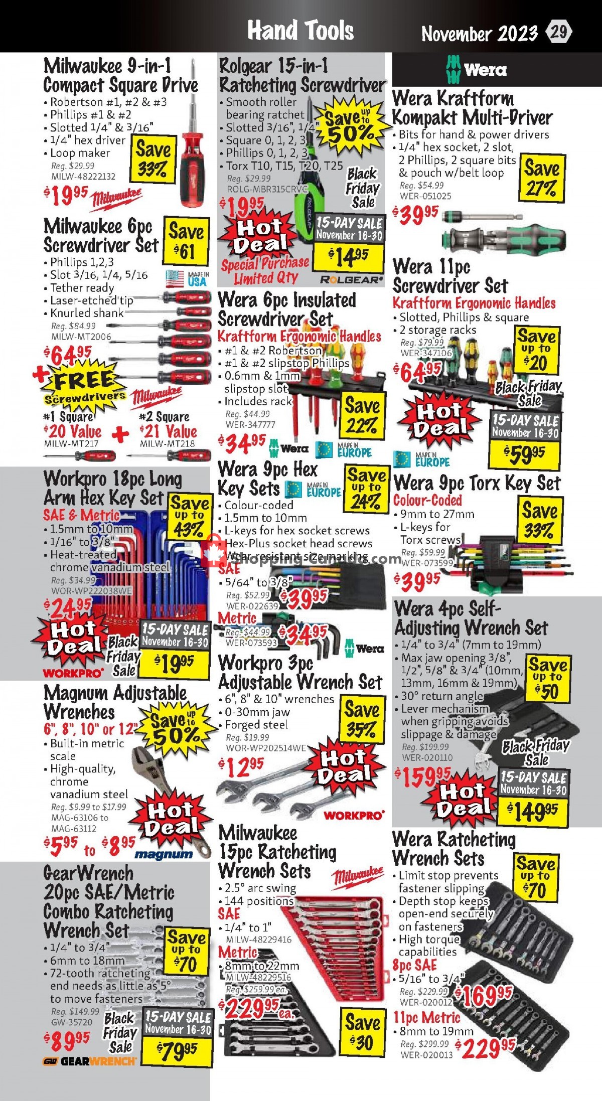 KMS Tools & Equipment flyer from Wednesday November 1, 2023 to Thursday November 30, 2023 - page 29