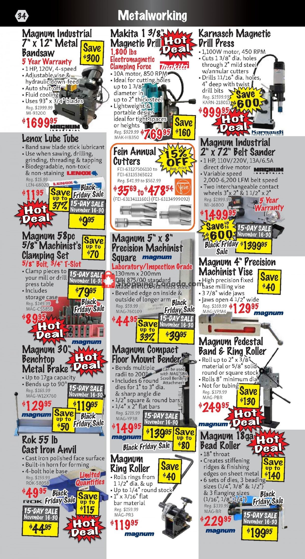 KMS Tools & Equipment flyer from Wednesday November 1, 2023 to Thursday November 30, 2023 - page 34