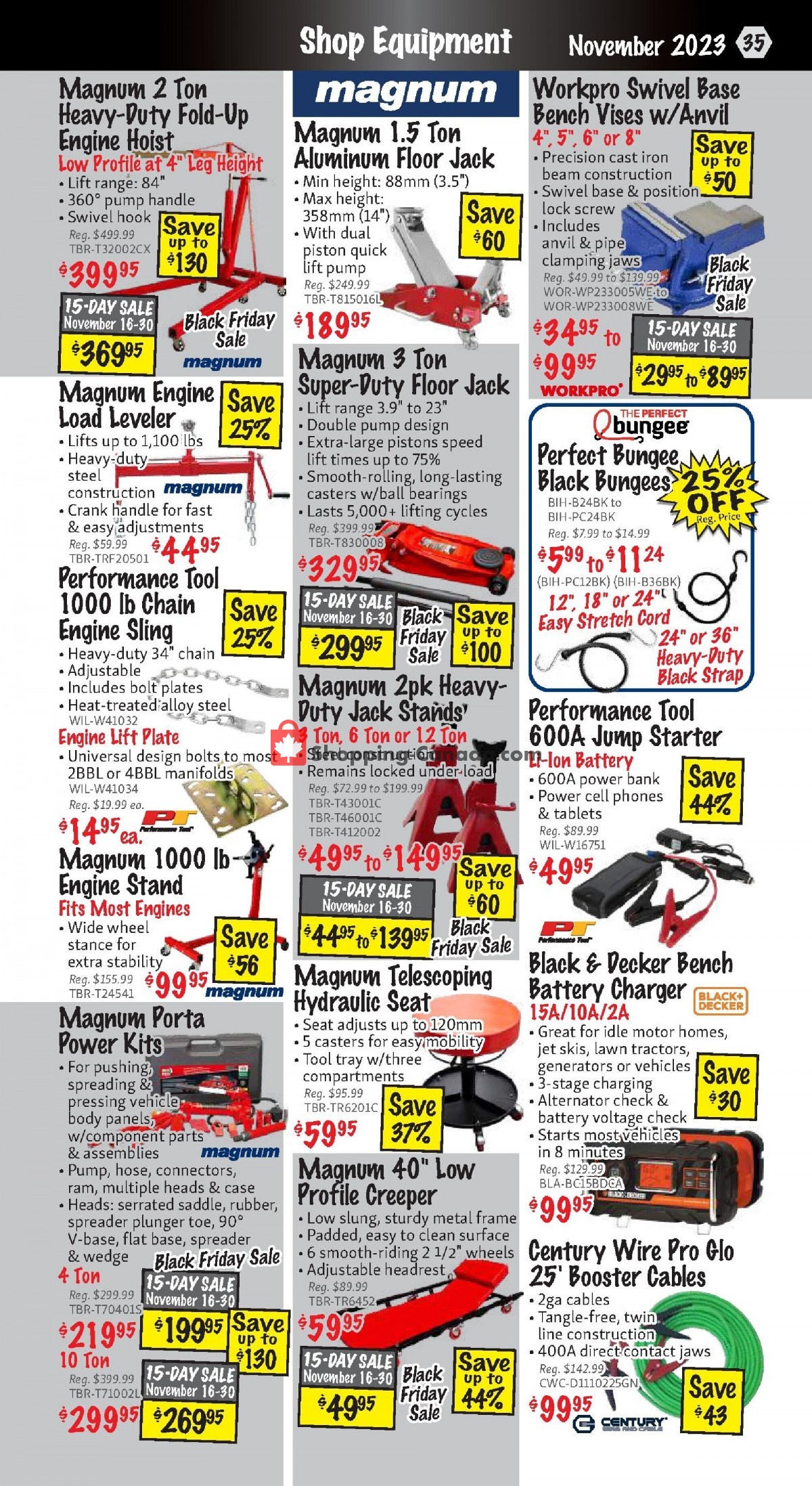 KMS Tools & Equipment flyer from Wednesday November 1, 2023 to Thursday November 30, 2023 - page 35