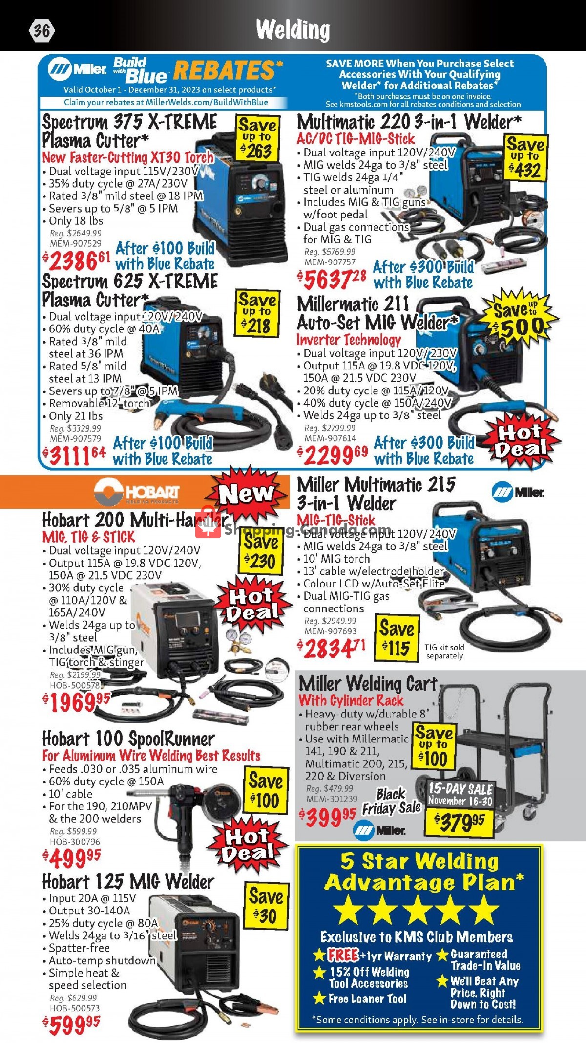KMS Tools & Equipment flyer from Wednesday November 1, 2023 to Thursday November 30, 2023 - page 36