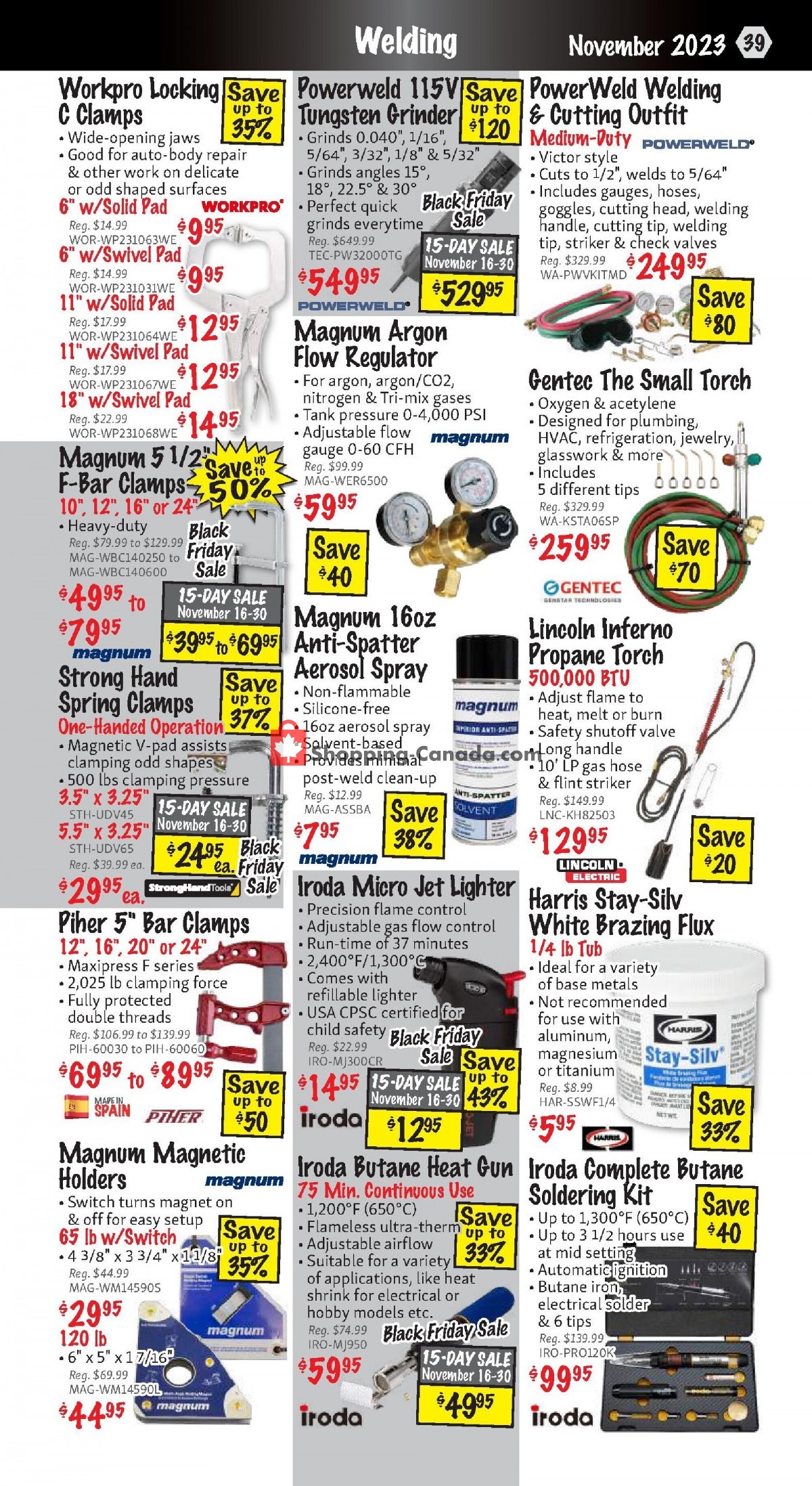 KMS Tools & Equipment flyer from Wednesday November 1, 2023 to Thursday November 30, 2023 - page 39