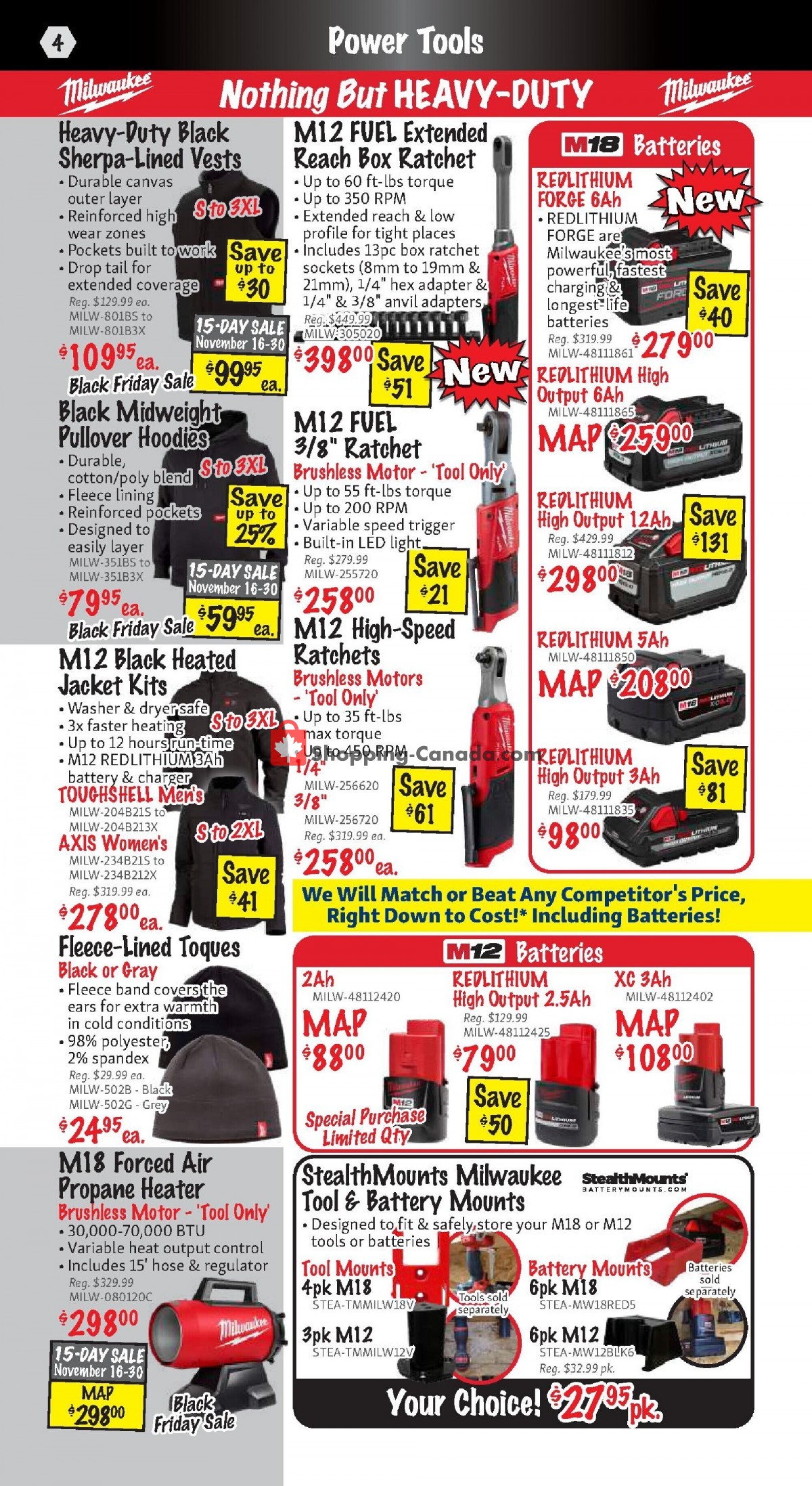 KMS Tools & Equipment flyer from Wednesday November 1, 2023 to Thursday November 30, 2023 - page 4