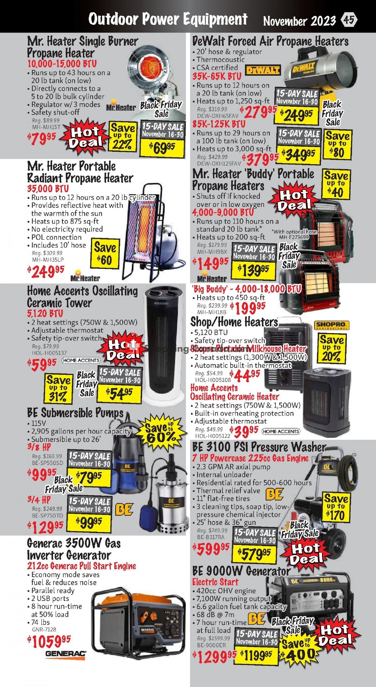 KMS Tools & Equipment flyer from Wednesday November 1, 2023 to Thursday November 30, 2023 - page 45