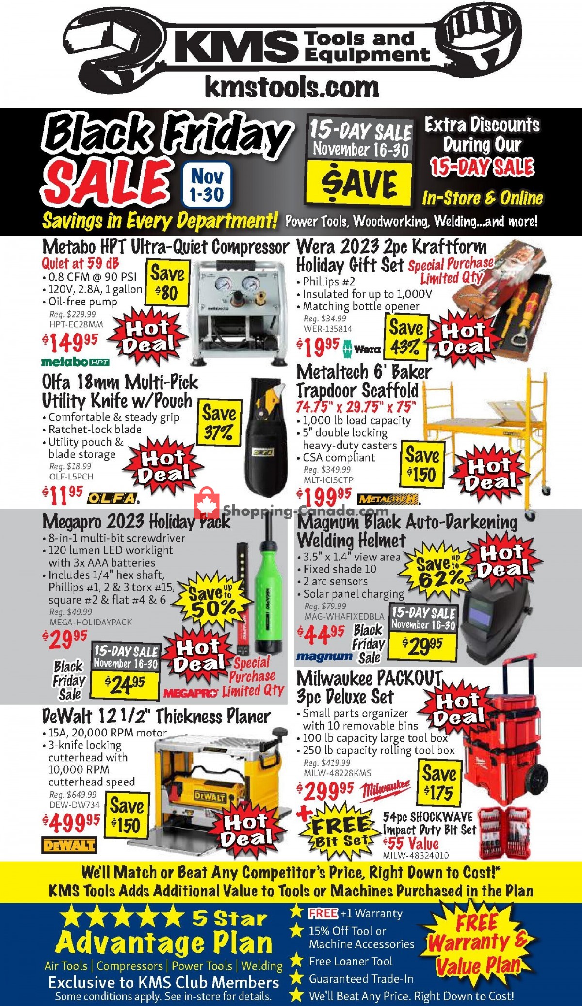 KMS Tools & Equipment flyer from Wednesday November 1, 2023 to Thursday November 30, 2023 - page 48