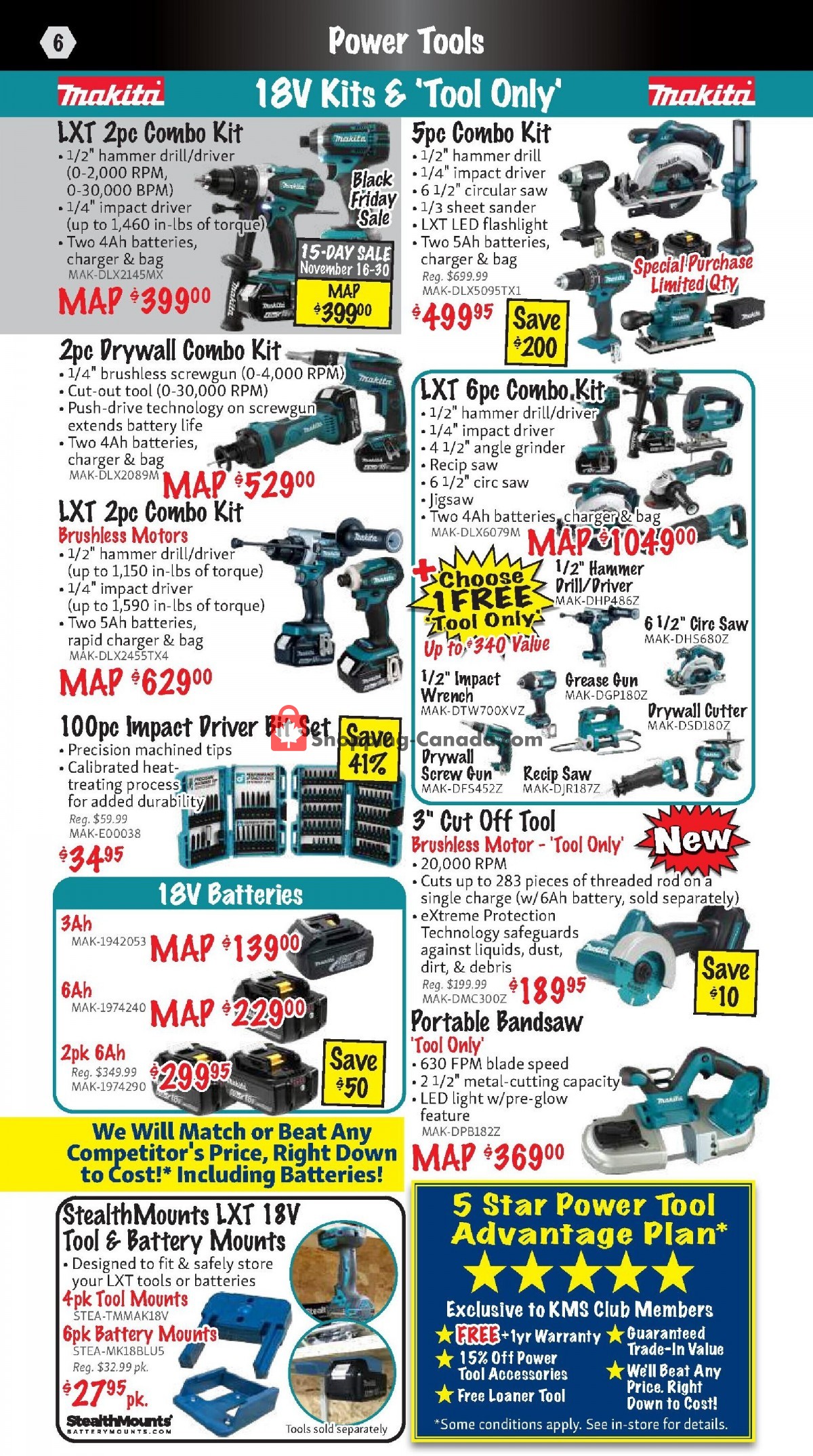 KMS Tools & Equipment flyer from Wednesday November 1, 2023 to Thursday November 30, 2023 - page 6