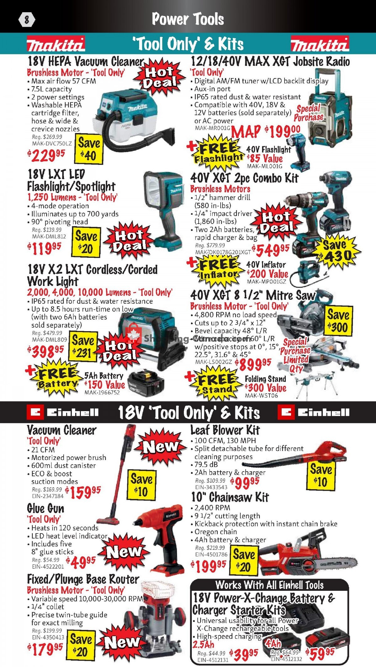 KMS Tools & Equipment flyer from Wednesday November 1, 2023 to Thursday November 30, 2023 - page 8
