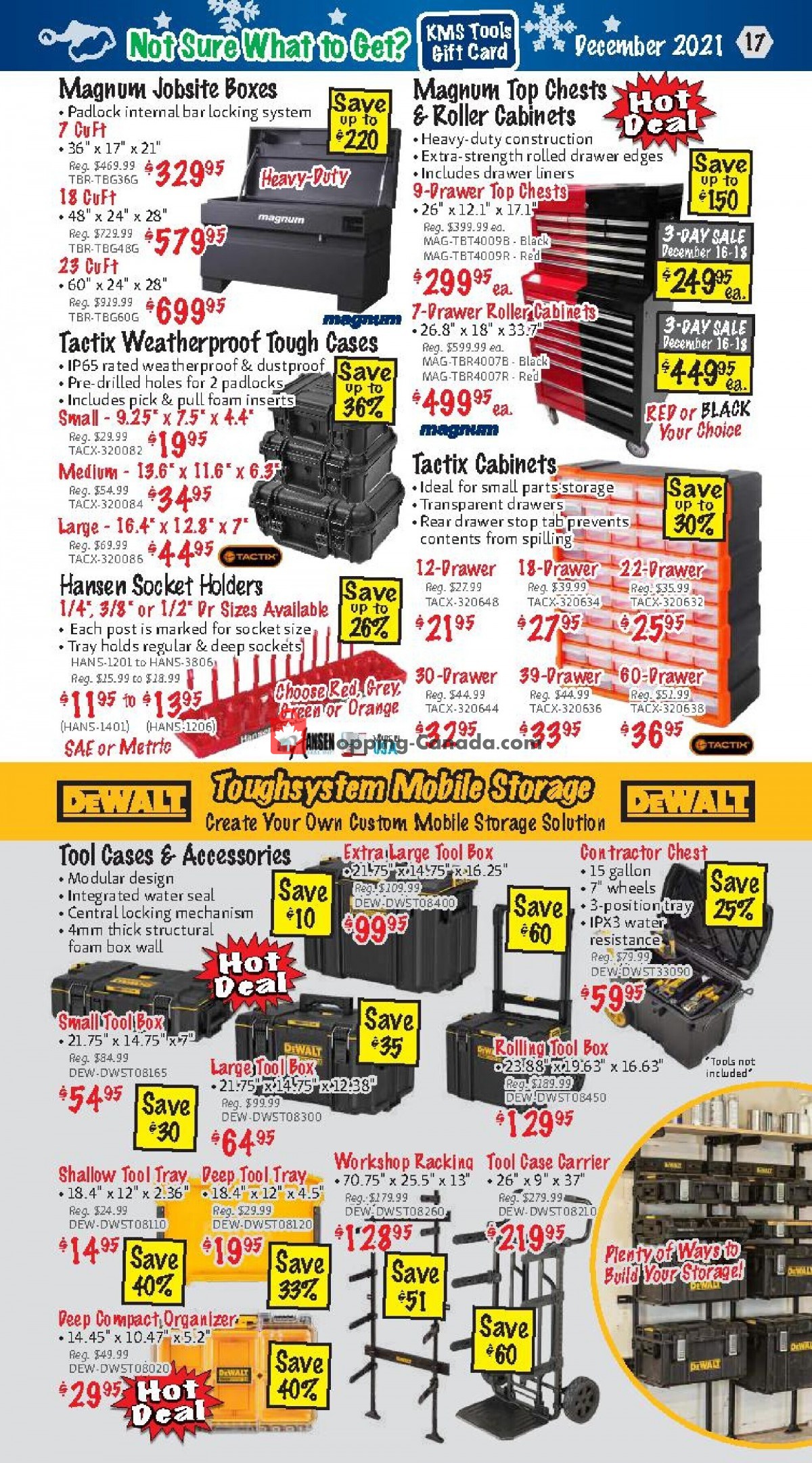 KMS Tools & Equipment flyer from Wednesday December 1, 2021 to Friday December 31, 2021 - page 17