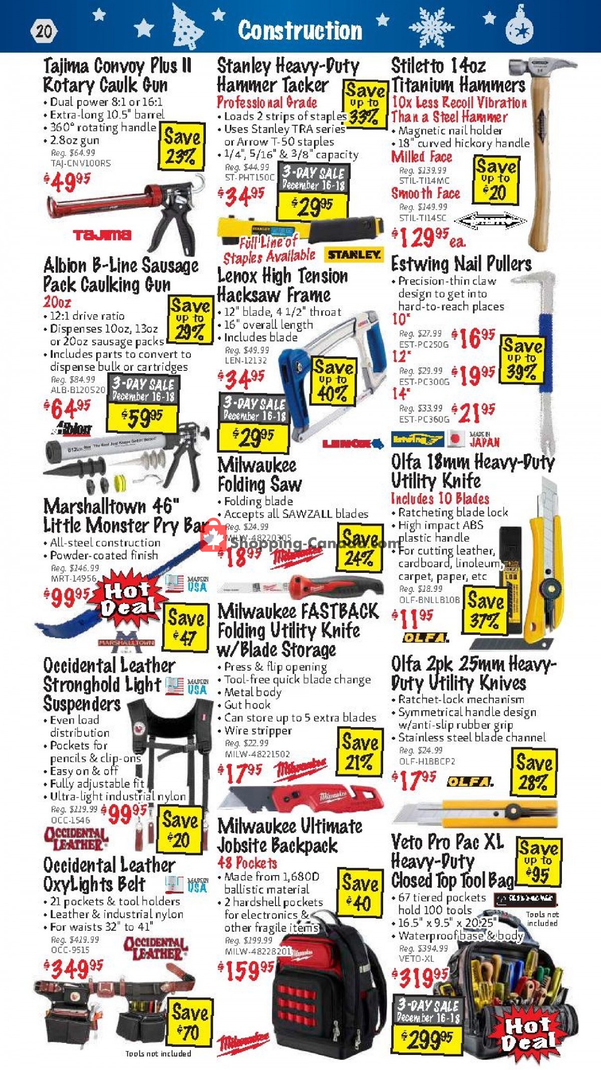 KMS Tools & Equipment flyer from Wednesday December 1, 2021 to Friday December 31, 2021 - page 20