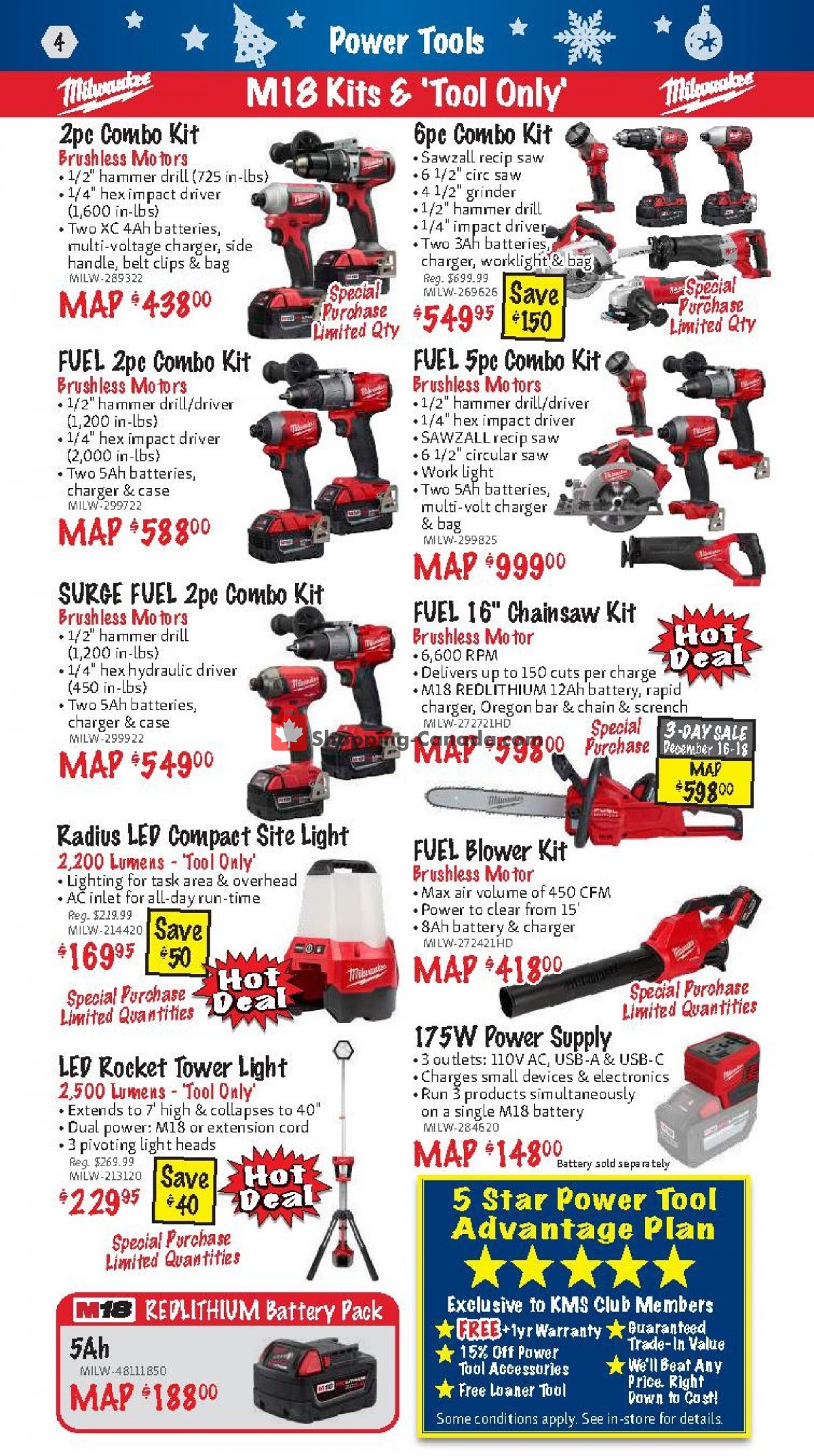 KMS Tools & Equipment flyer from Wednesday December 1, 2021 to Friday December 31, 2021 - page 4