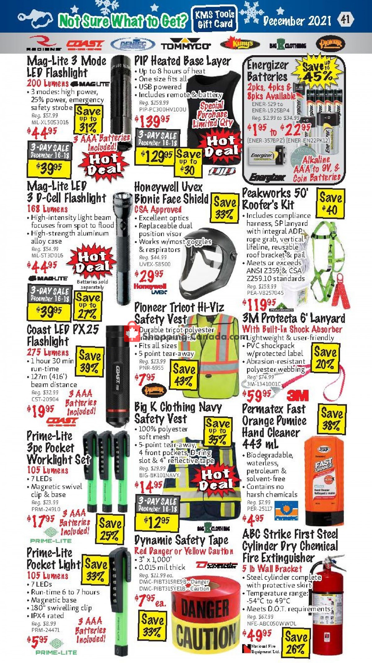 KMS Tools & Equipment flyer from Wednesday December 1, 2021 to Friday December 31, 2021 - page 41