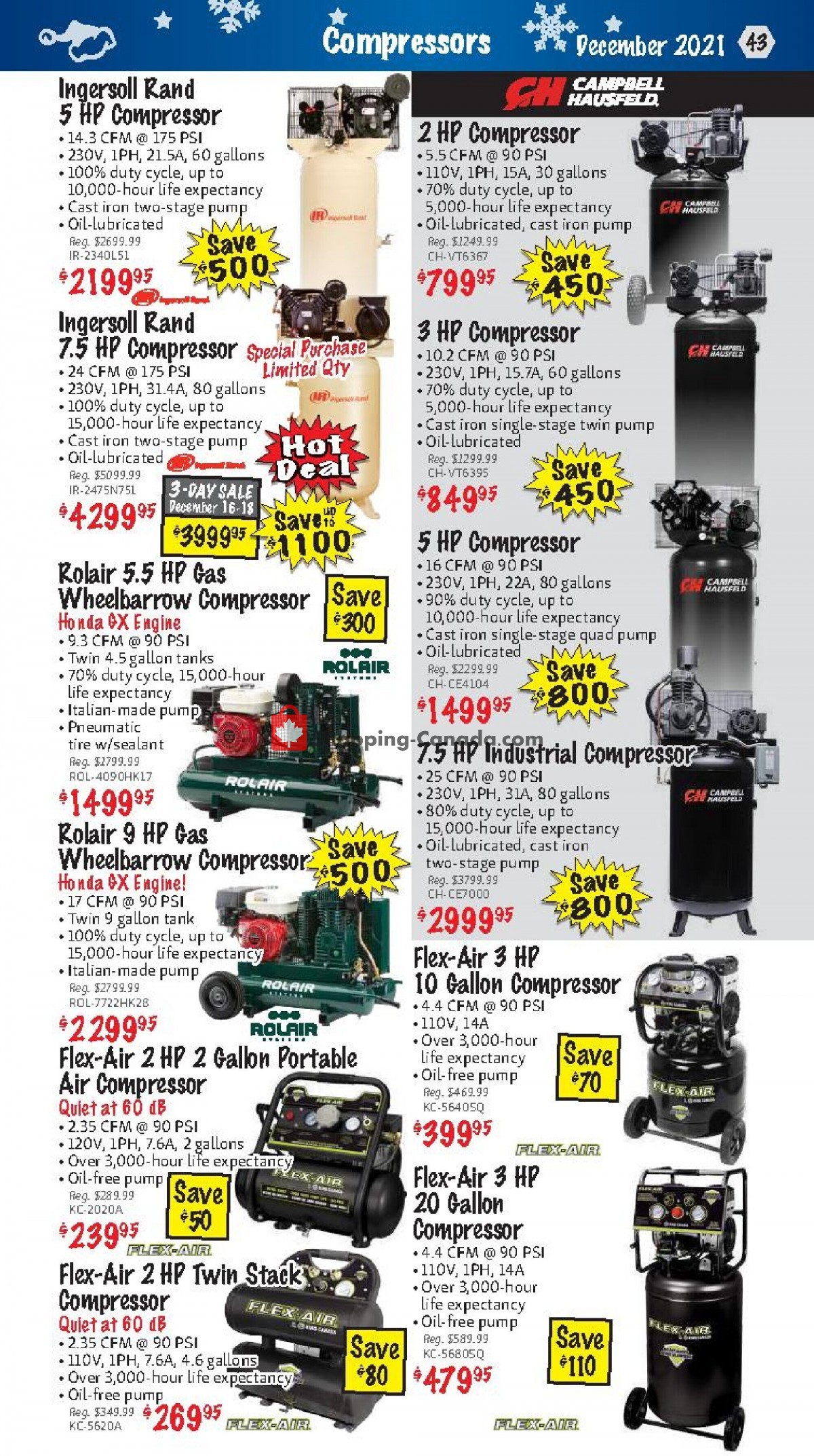 KMS Tools & Equipment flyer from Wednesday December 1, 2021 to Friday December 31, 2021 - page 43