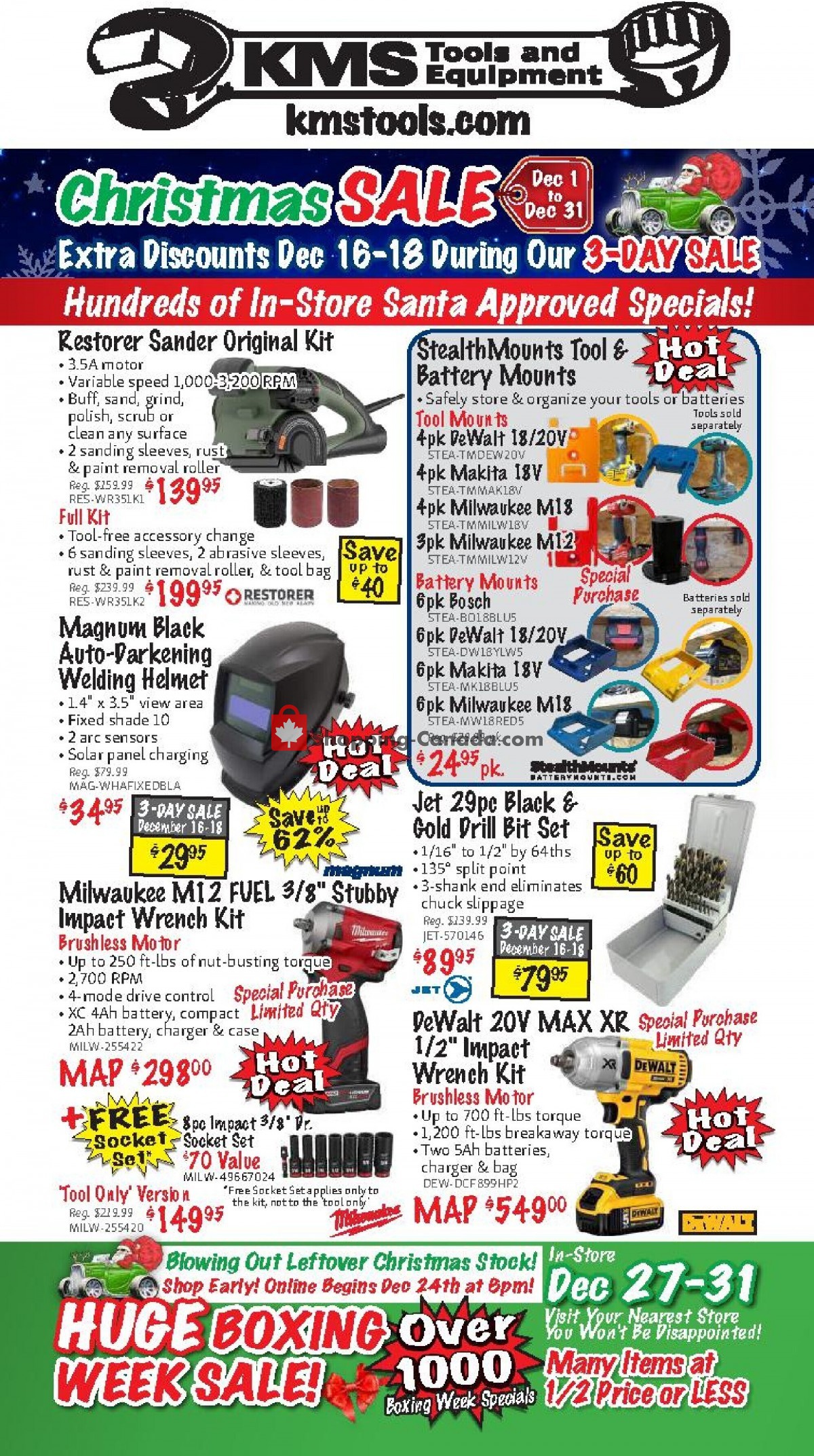 KMS Tools & Equipment flyer from Wednesday December 1, 2021 to Friday December 31, 2021 - page 48