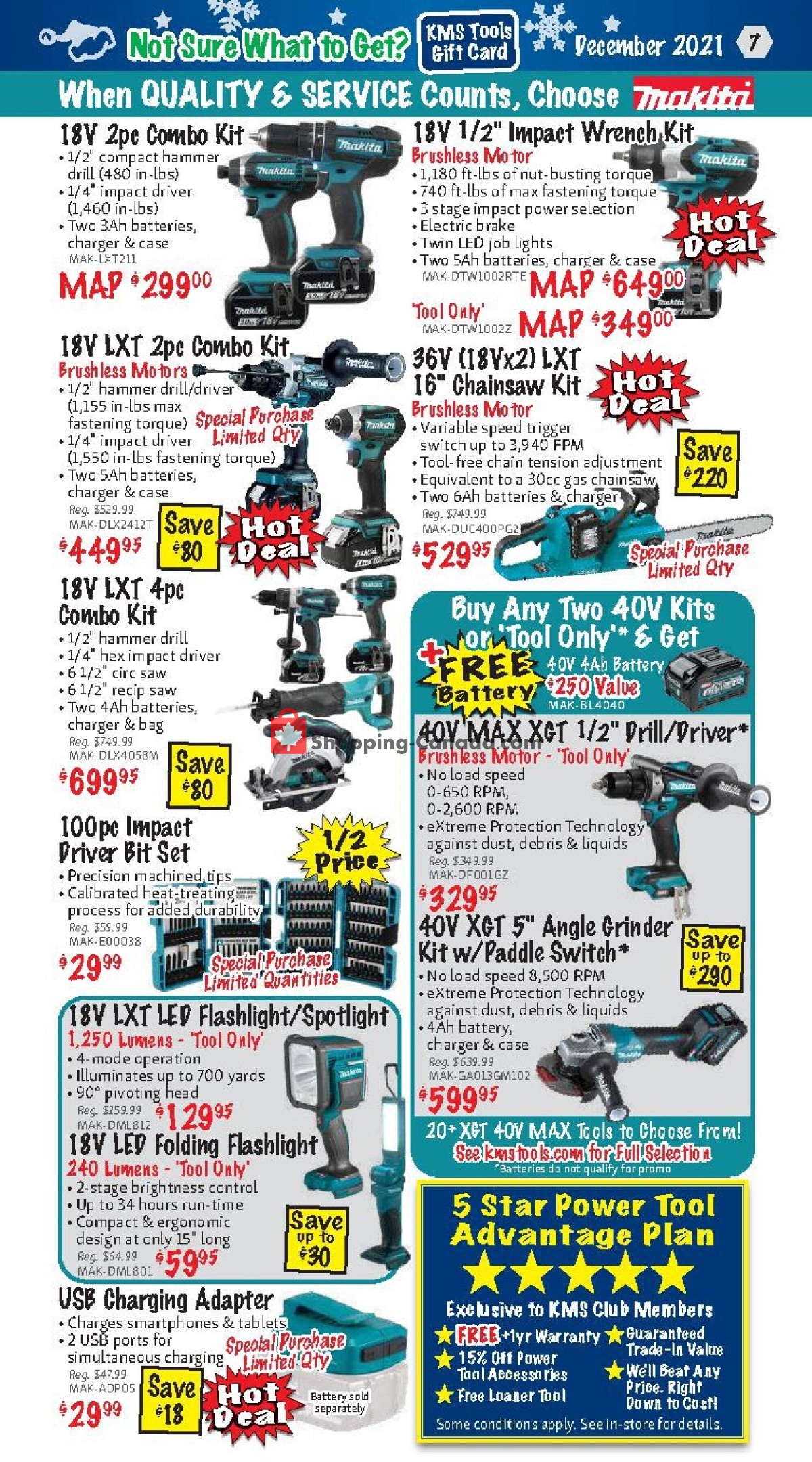 KMS Tools & Equipment flyer from Wednesday December 1, 2021 to Friday December 31, 2021 - page 7