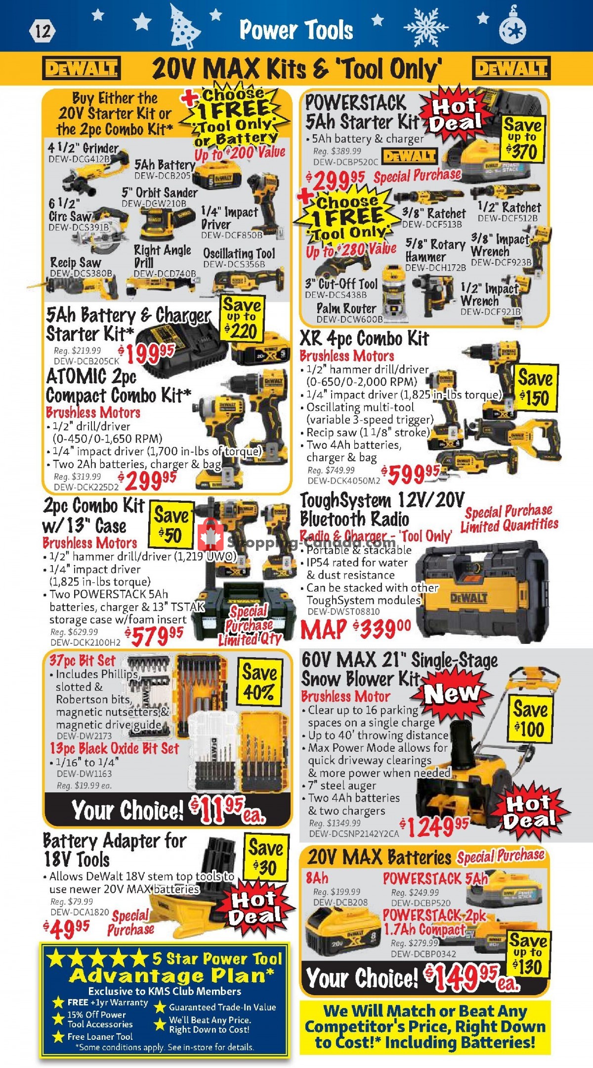 KMS Tools & Equipment flyer from Friday December 1, 2023 to Sunday December 31, 2023 - page 12
