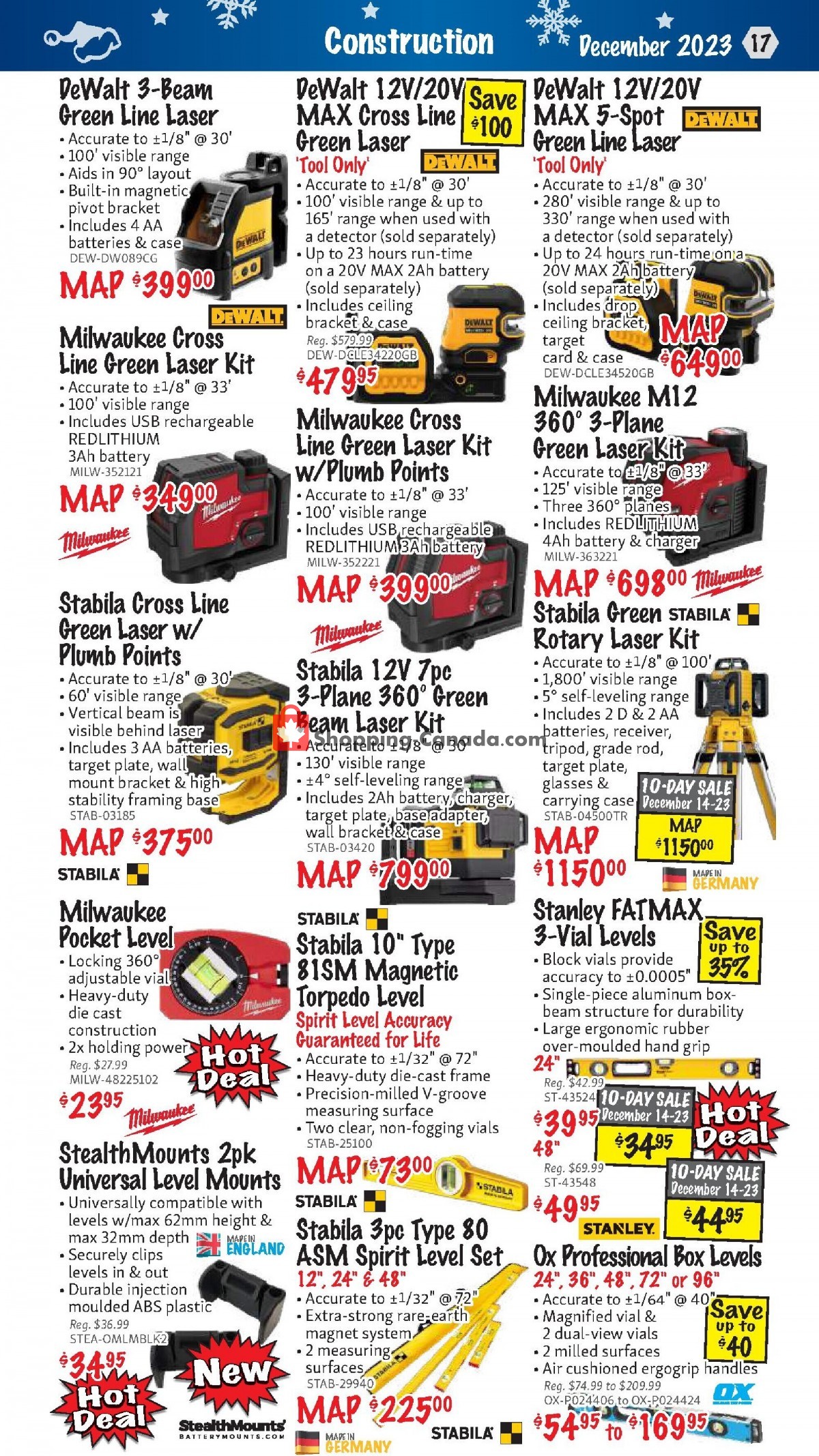 KMS Tools & Equipment flyer from Friday December 1, 2023 to Sunday December 31, 2023 - page 17