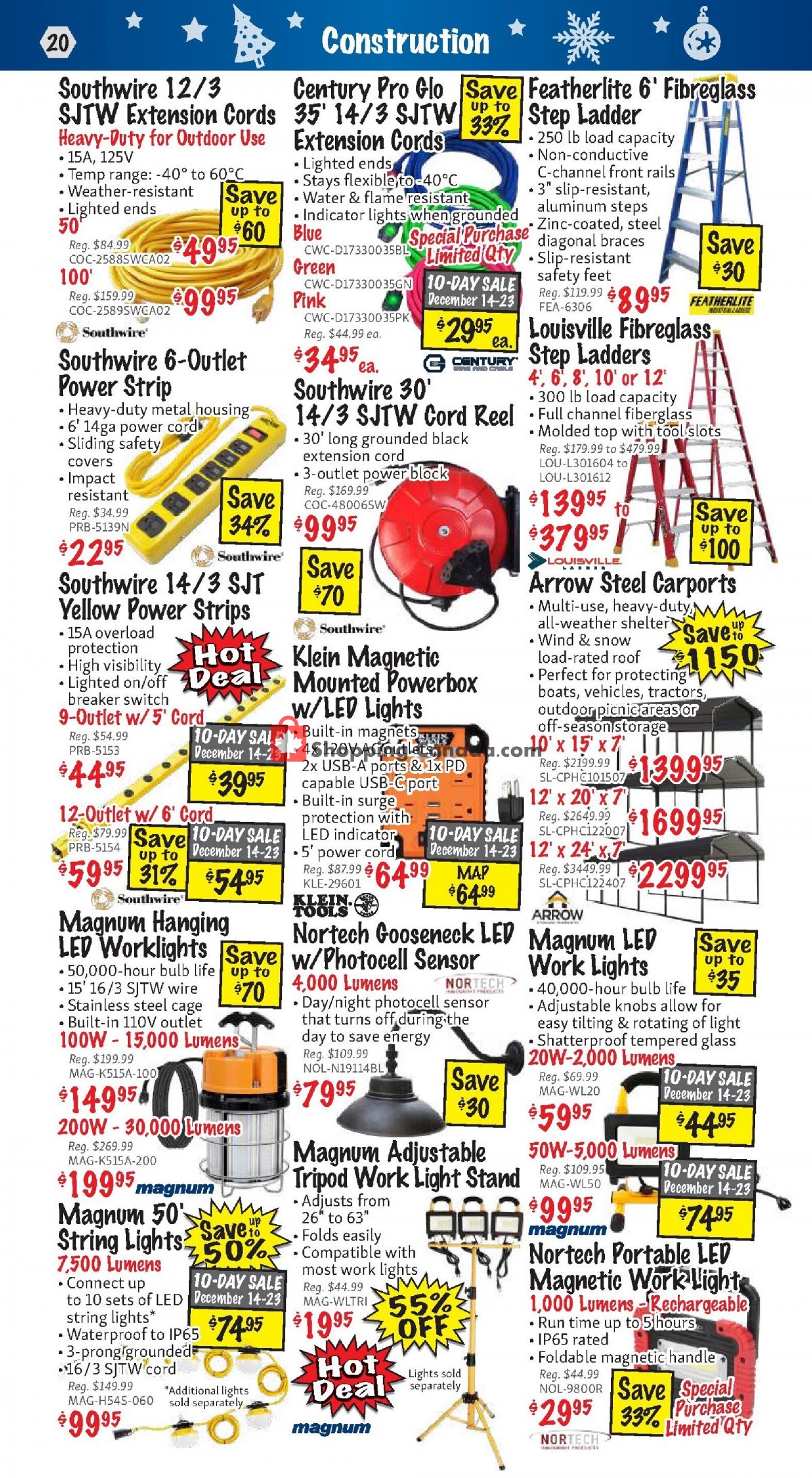 KMS Tools & Equipment flyer from Friday December 1, 2023 to Sunday December 31, 2023 - page 20