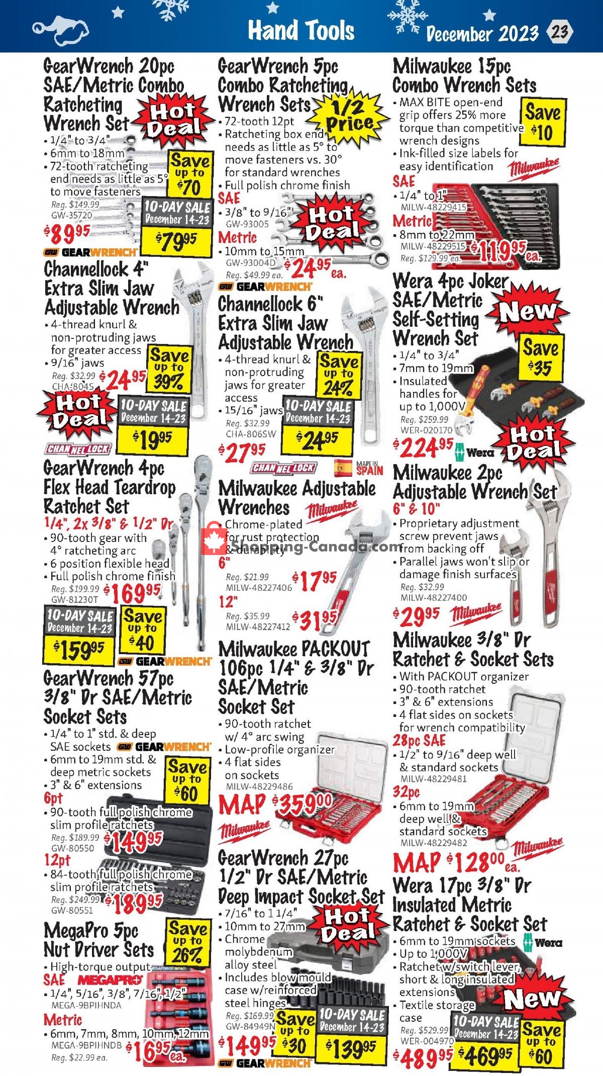 KMS Tools & Equipment flyer from Friday December 1, 2023 to Sunday December 31, 2023 - page 23