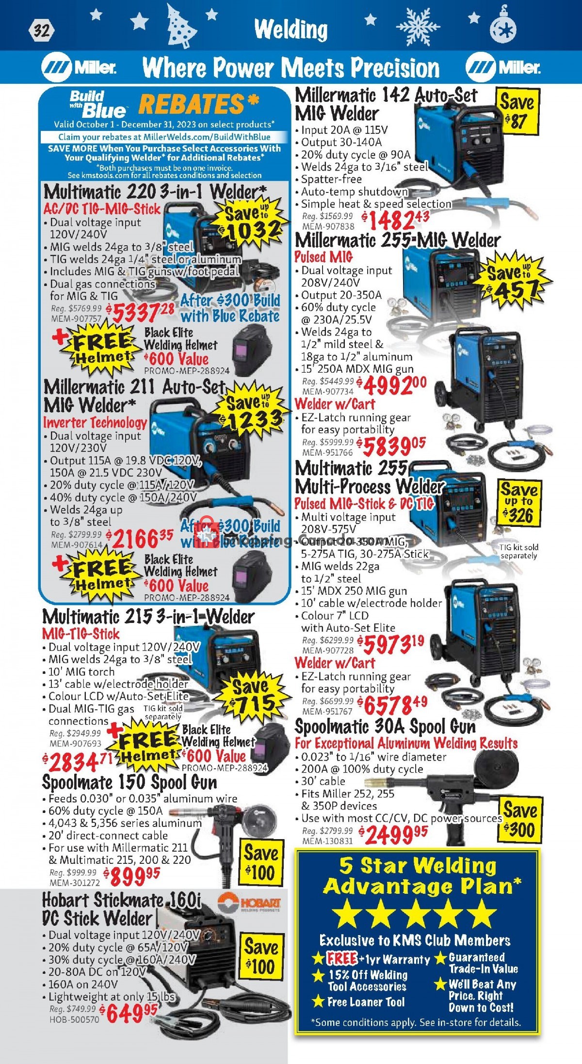 KMS Tools & Equipment flyer from Friday December 1, 2023 to Sunday December 31, 2023 - page 32