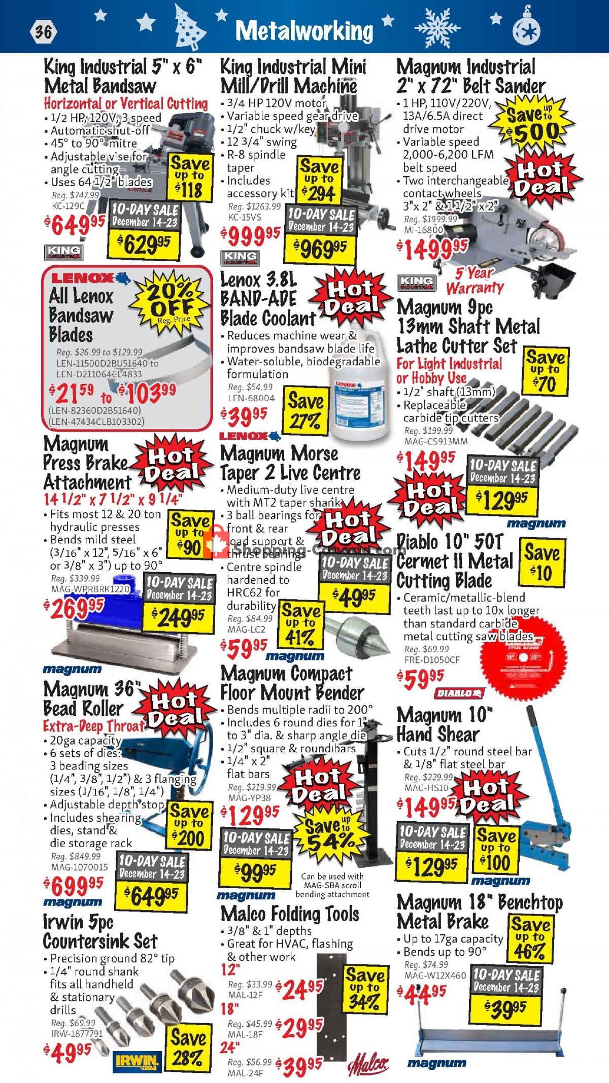 KMS Tools & Equipment flyer from Friday December 1, 2023 to Sunday December 31, 2023 - page 36