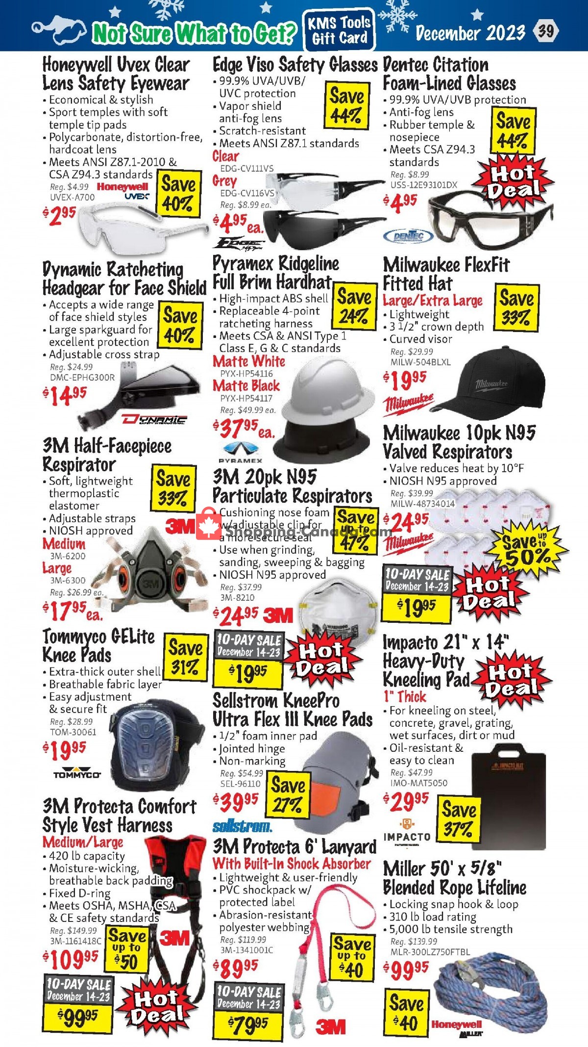 KMS Tools & Equipment flyer from Friday December 1, 2023 to Sunday December 31, 2023 - page 39