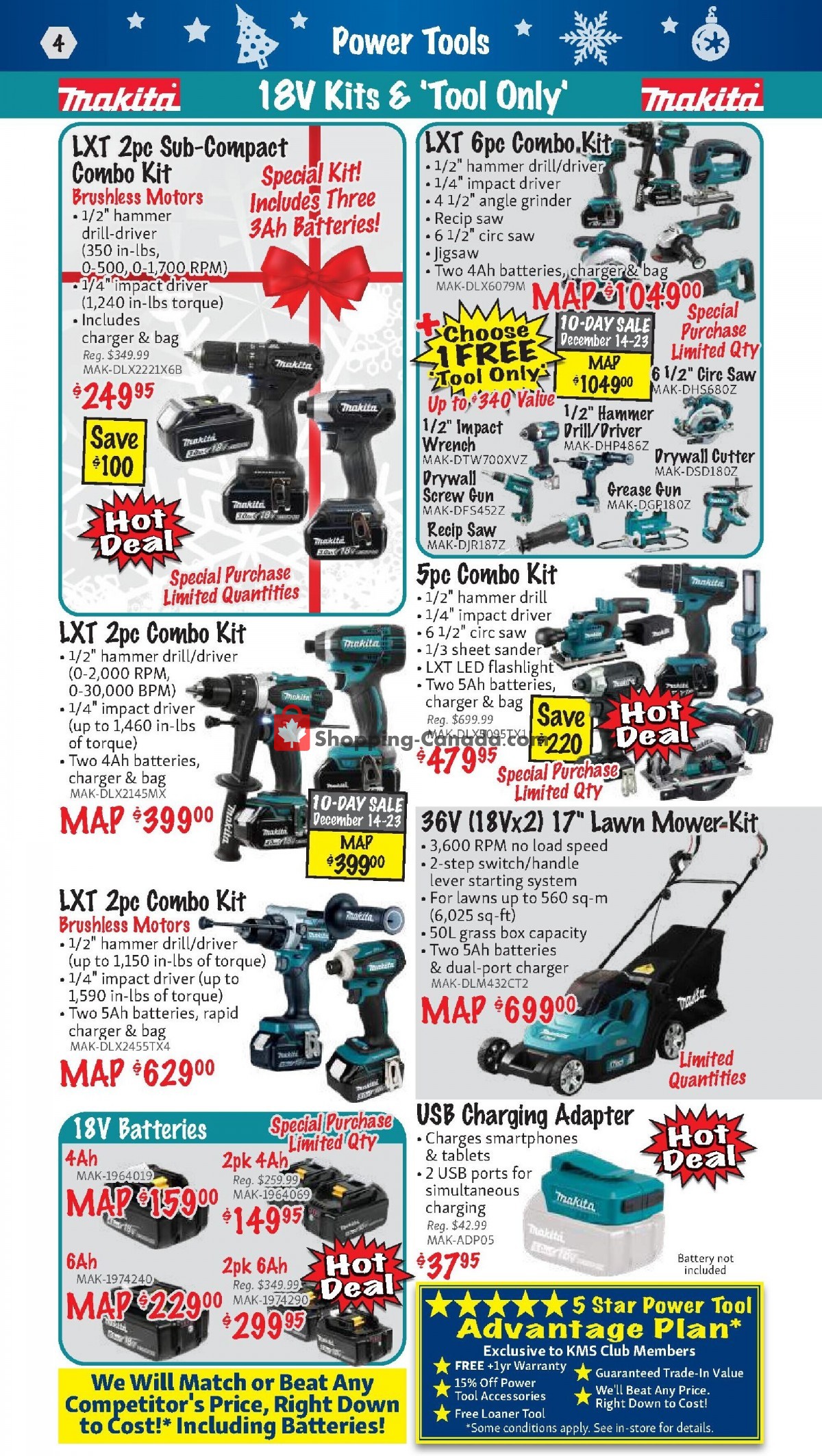 KMS Tools & Equipment flyer from Friday December 1, 2023 to Sunday December 31, 2023 - page 4
