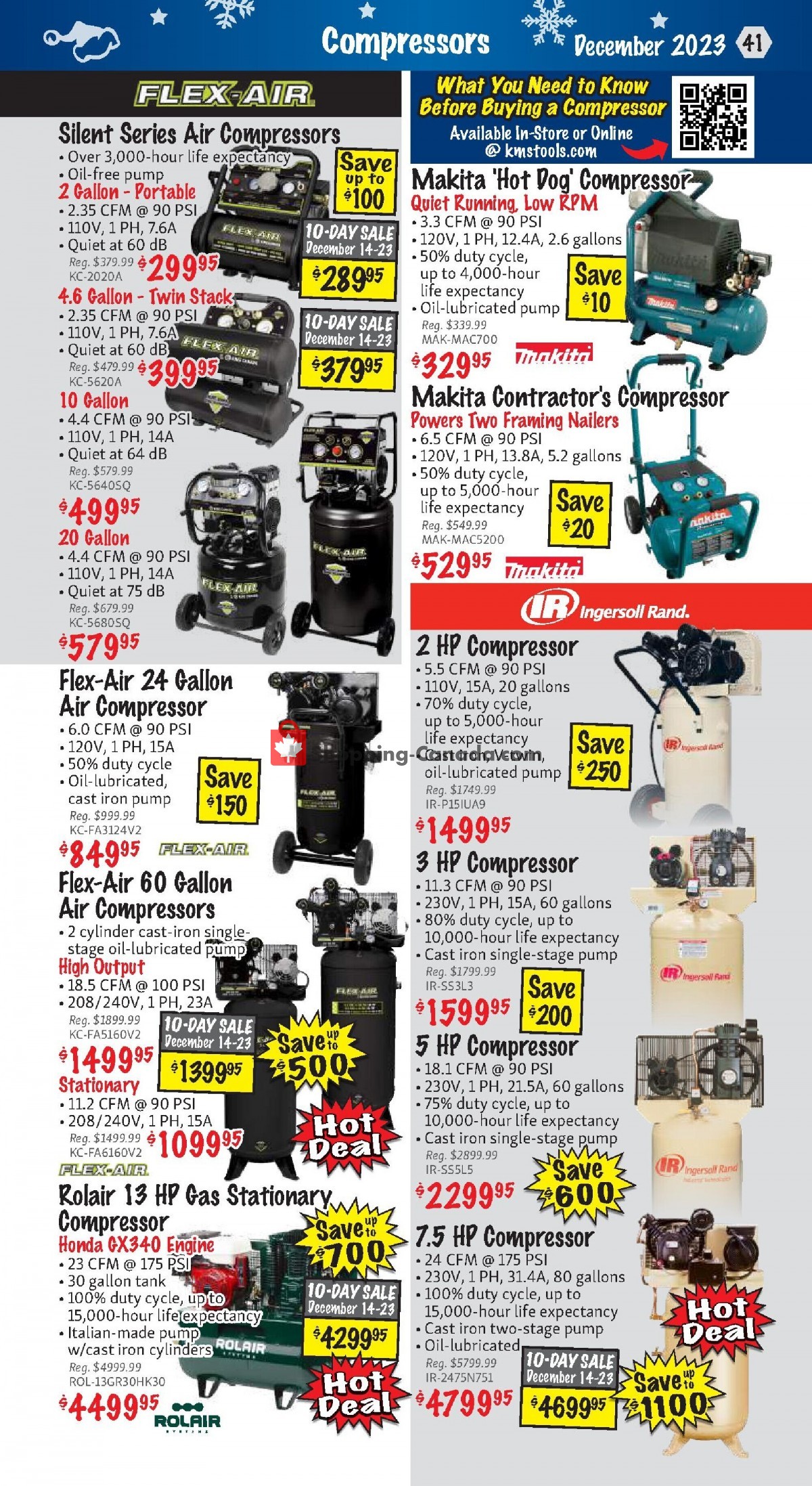 KMS Tools & Equipment flyer from Friday December 1, 2023 to Sunday December 31, 2023 - page 41