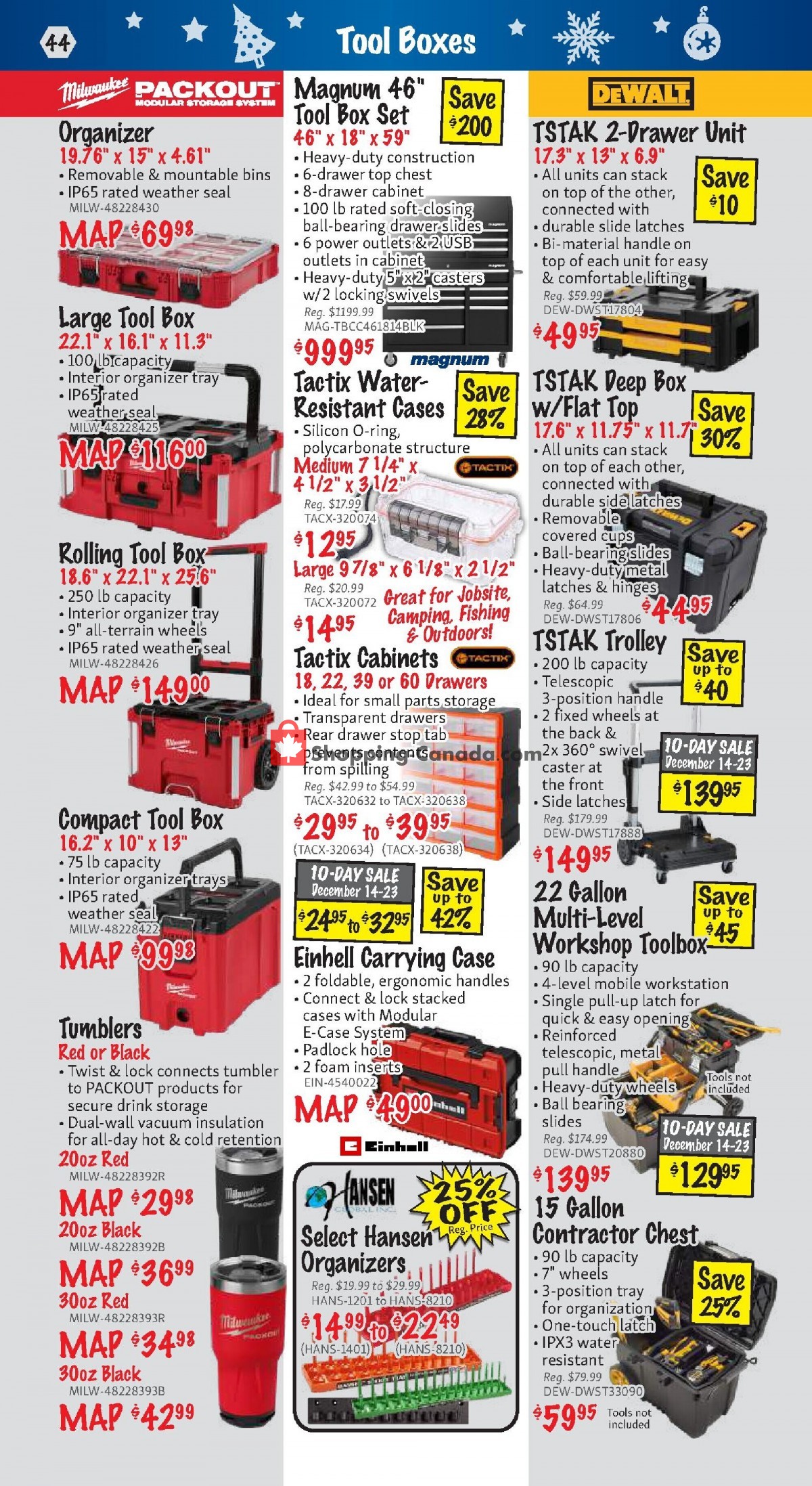 KMS Tools & Equipment flyer from Friday December 1, 2023 to Sunday December 31, 2023 - page 44