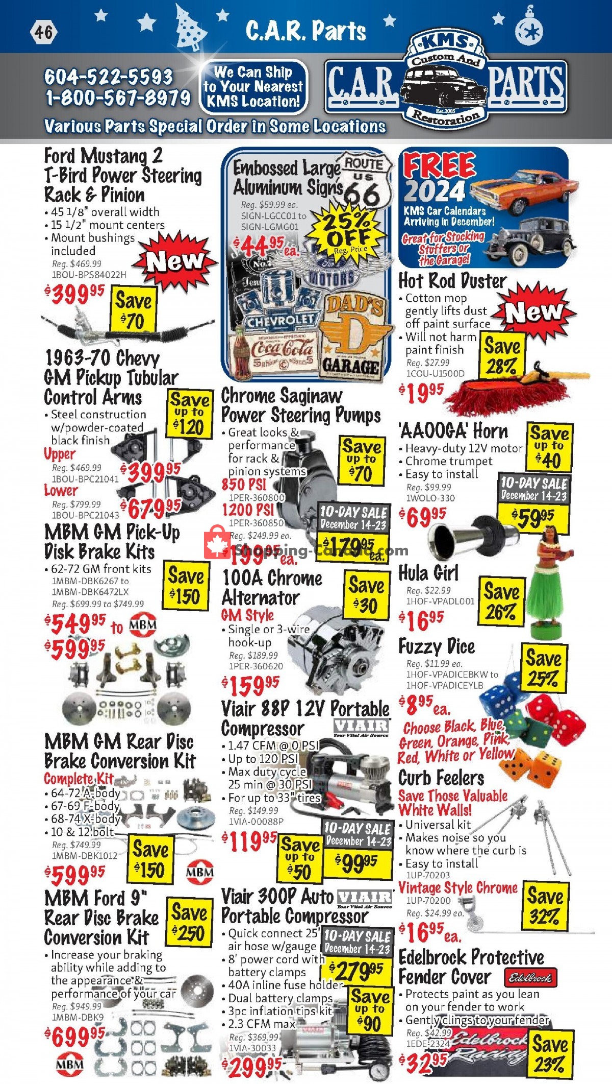 KMS Tools & Equipment flyer from Friday December 1, 2023 to Sunday December 31, 2023 - page 46