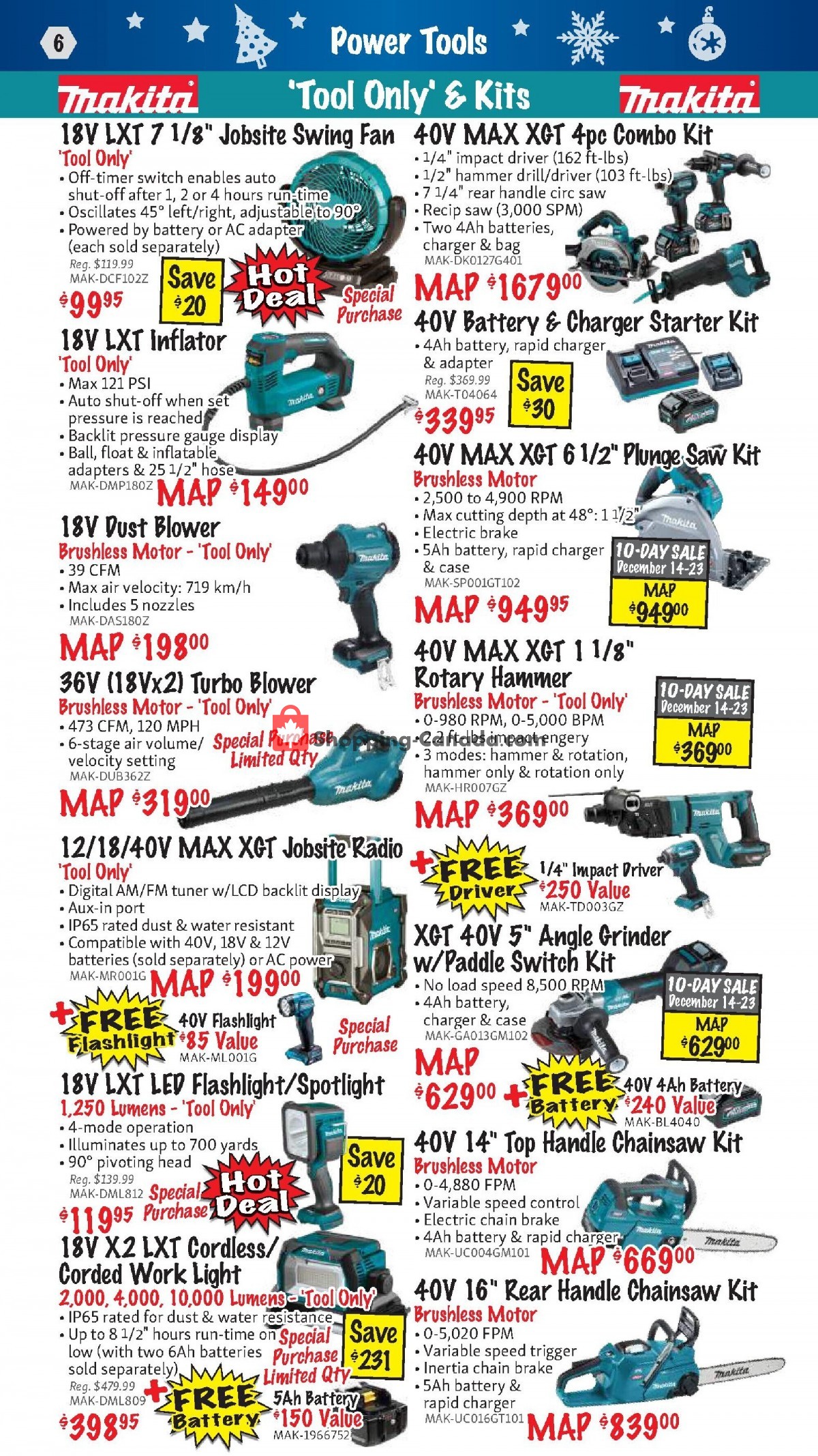 KMS Tools & Equipment flyer from Friday December 1, 2023 to Sunday December 31, 2023 - page 6