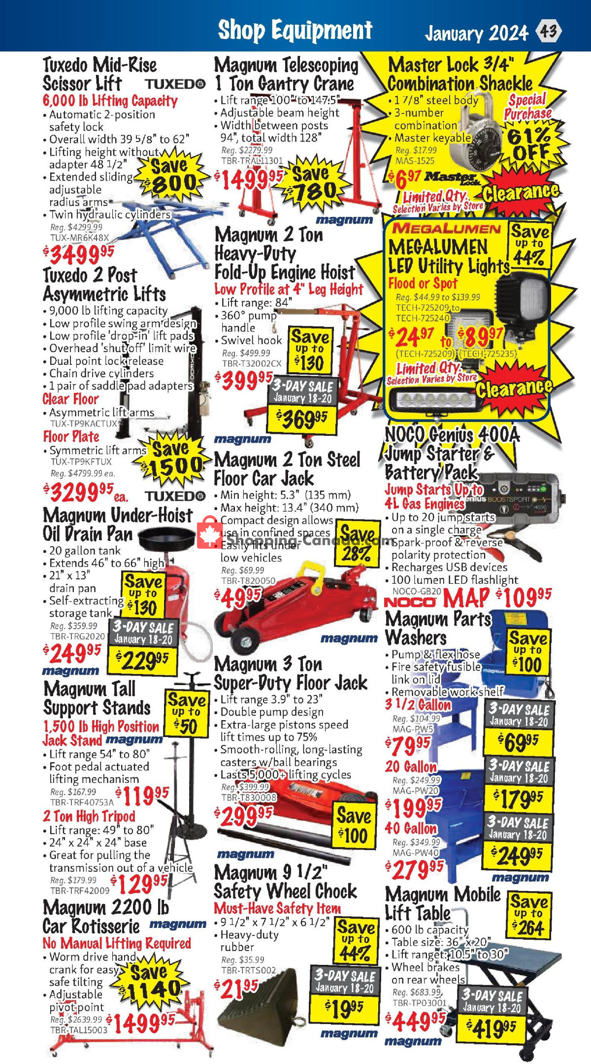 KMS Tools & Equipment flyer from Thursday February 1, 2024 to Thursday February 29, 2024 - page 43