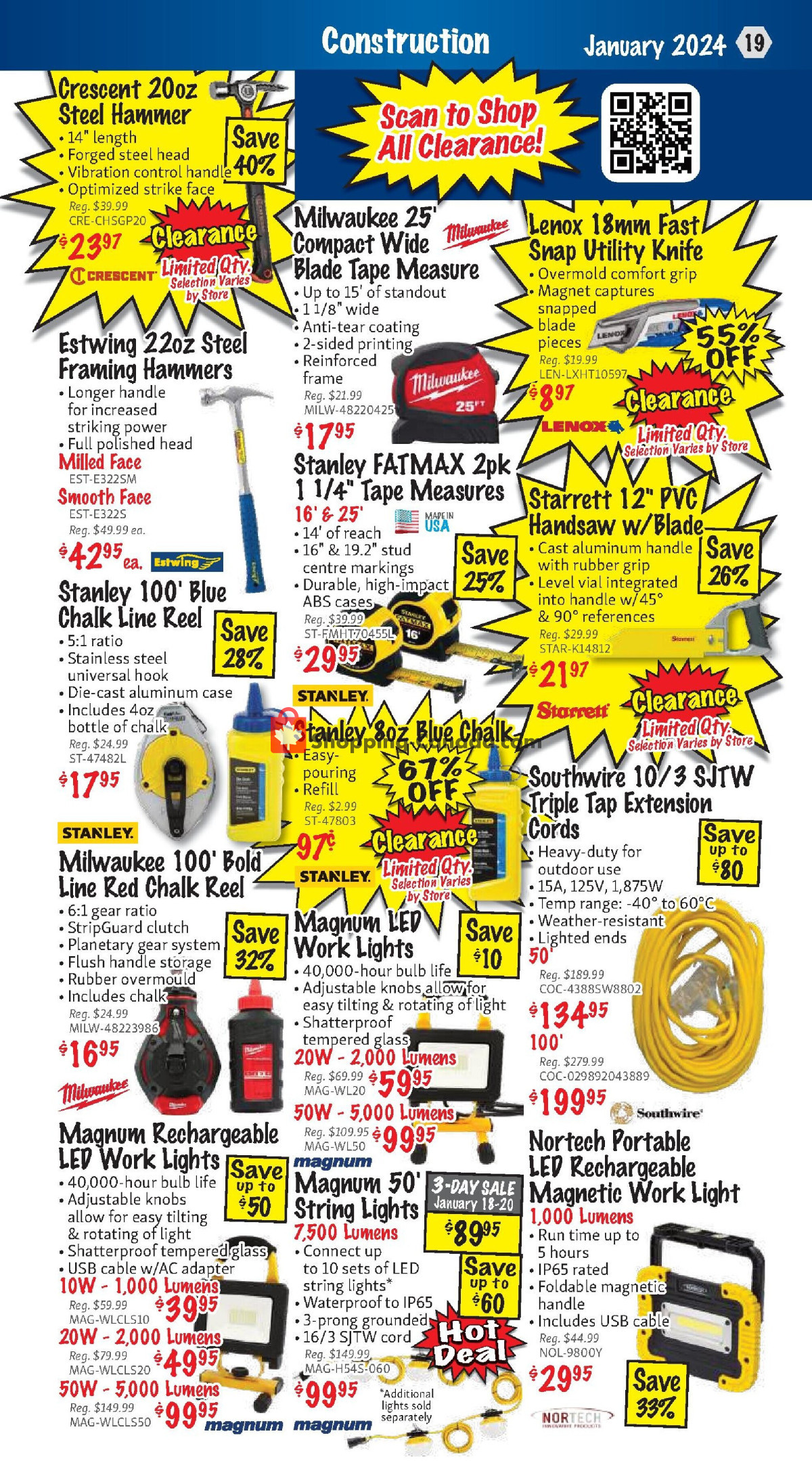 KMS Tools & Equipment flyer from Monday January 1, 2024 to Wednesday January 31, 2024 - page 19
