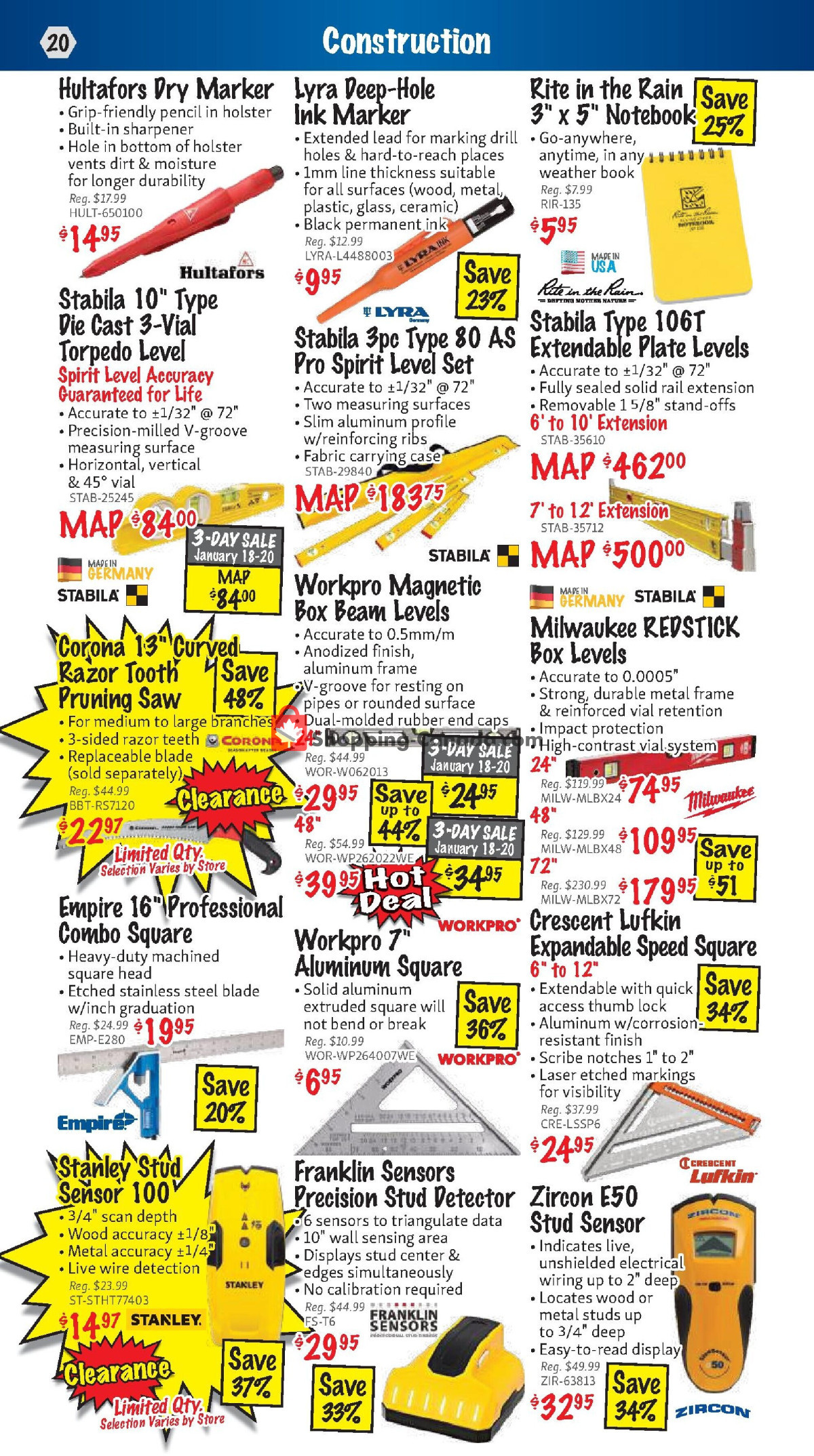 KMS Tools & Equipment flyer from Monday January 1, 2024 to Wednesday January 31, 2024 - page 20
